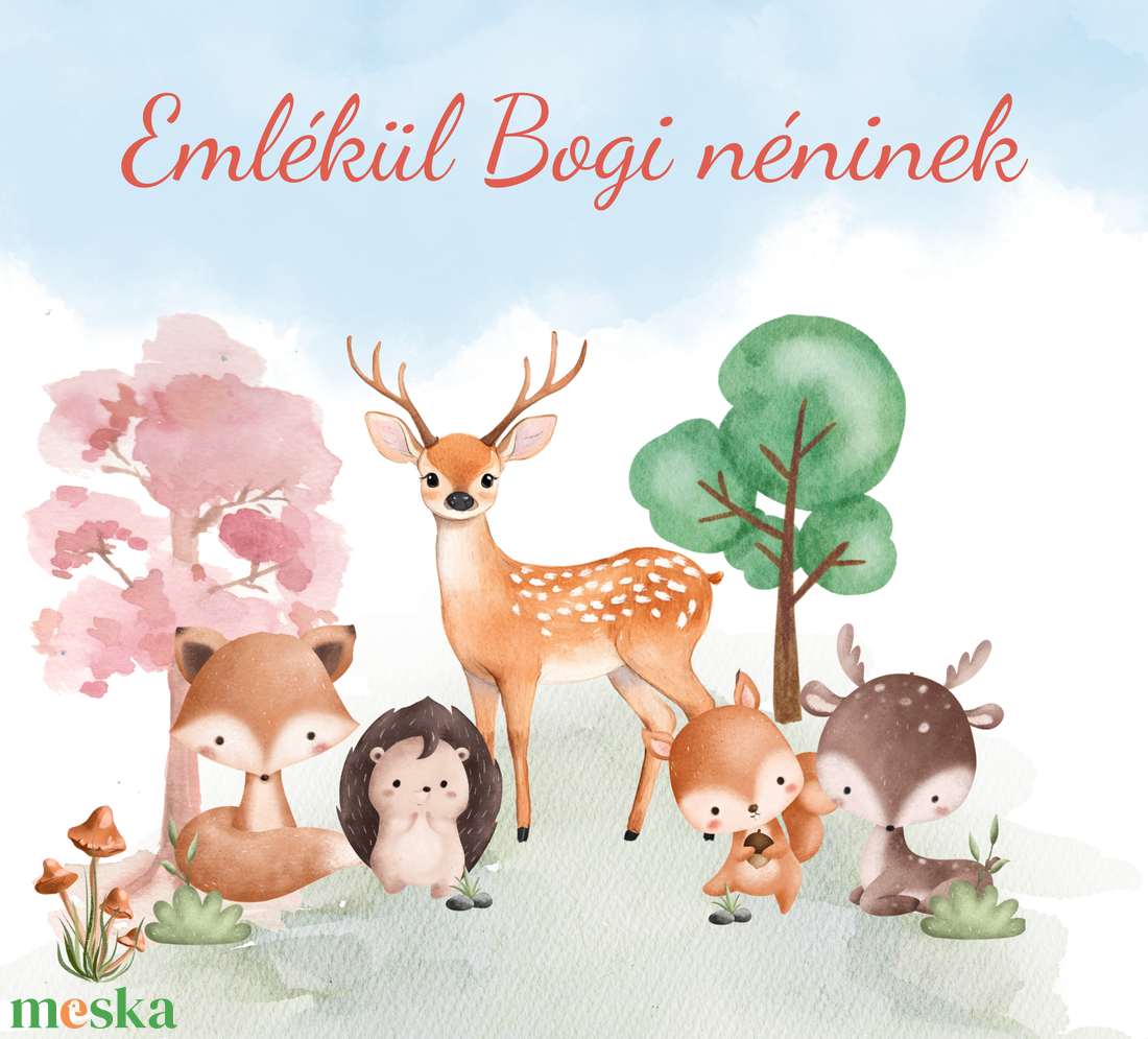 Erdei állítok 2. - Óvónéni búcsúztató, Tanító néni búcsúztató - emlékkönyv / egyedi felirattal - otthon & életmód - papír, írószer - jegyzetfüzet & napló - Meska.hu