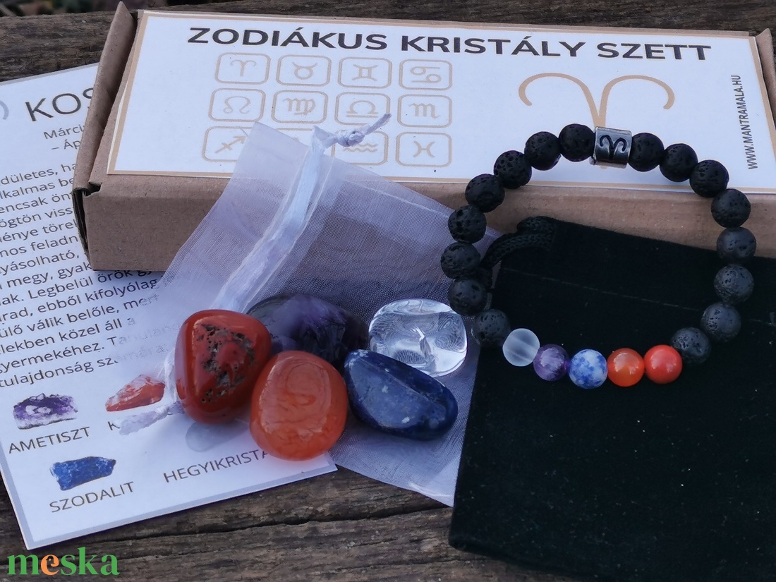 KOS kristály szett  - ékszer - ékszerszett - Meska.hu