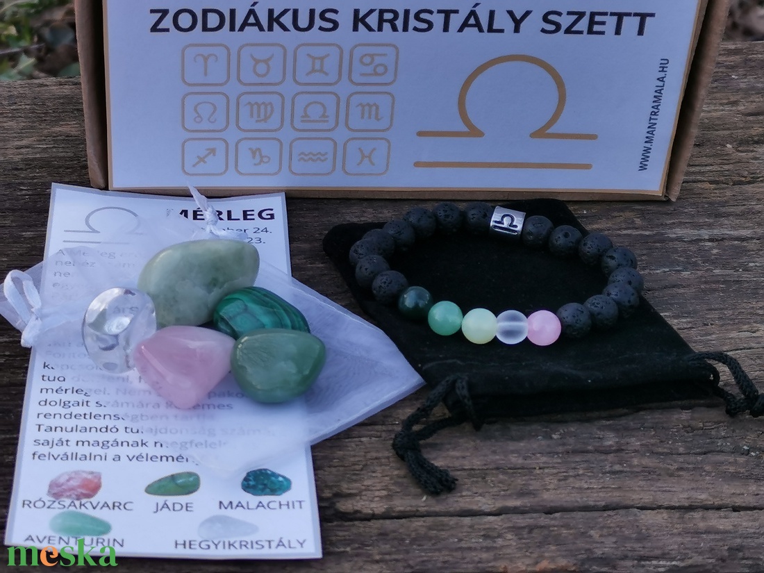 Zodiákus kristály szett- Mérleg - ékszer - karkötő - Meska.hu Zodiákus kristály szett- Mérleg - ékszer - karkötő - Meska.hu