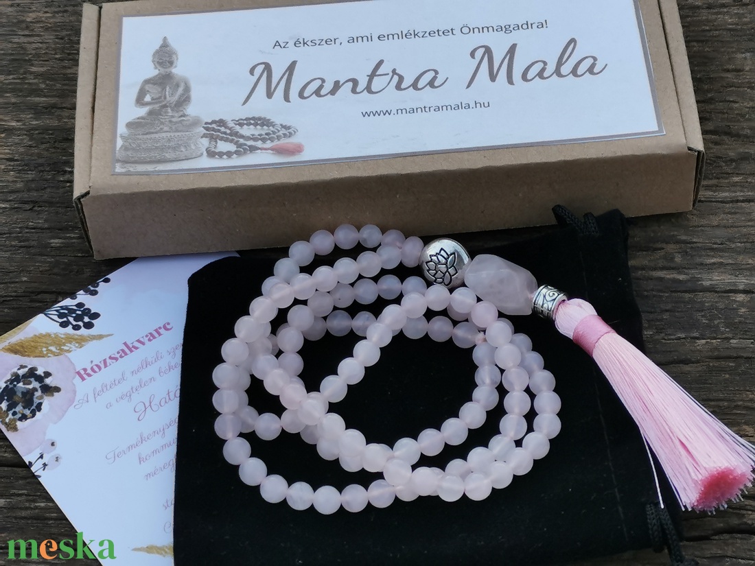 Rózsakvarc mala nyaklánc - otthon & életmód - dekoráció - spiritualitás - mala - Meska.hu Rózsakvarc mala nyaklánc - otthon & életmód - dekoráció - spiritualitás - mala - Meska.hu