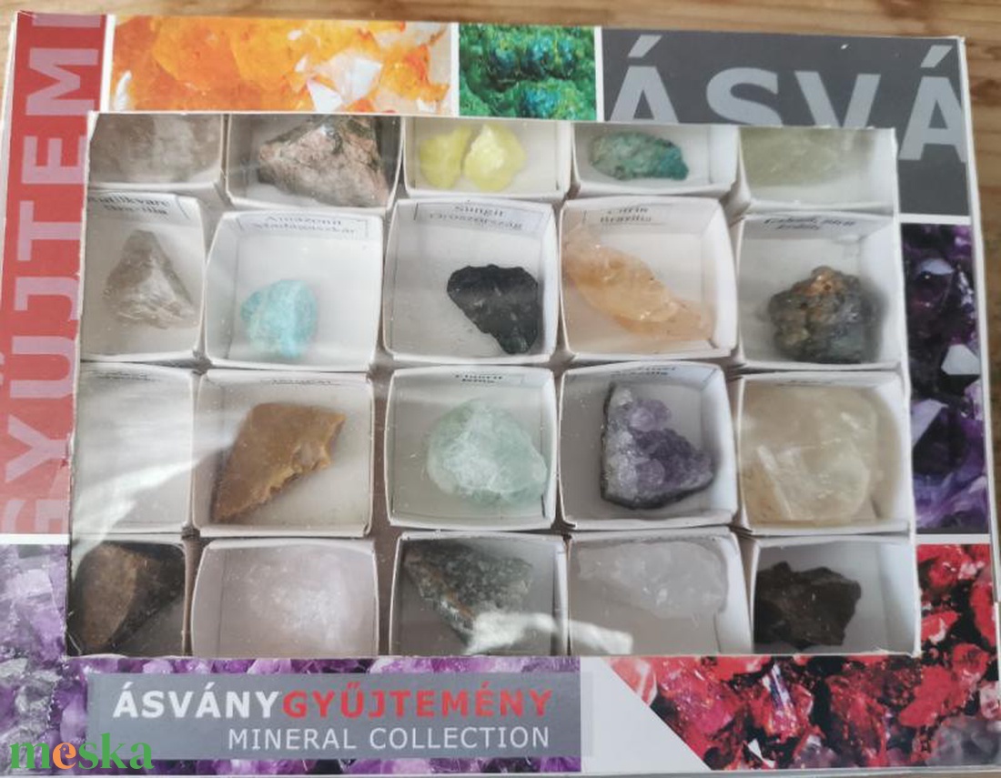20 darabos ásványgyűjtemény akciós termékkép 1
