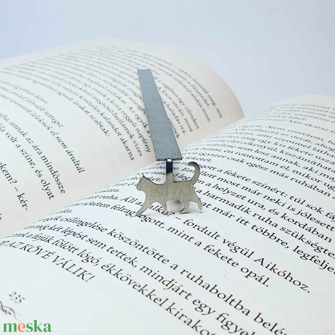 Cica mintás nemesacél könyvjelző - könyv & zene - könyvjelző - Meska.hu Cica mintás nemesacél könyvjelző - könyv & zene - könyvjelző - Meska.hu