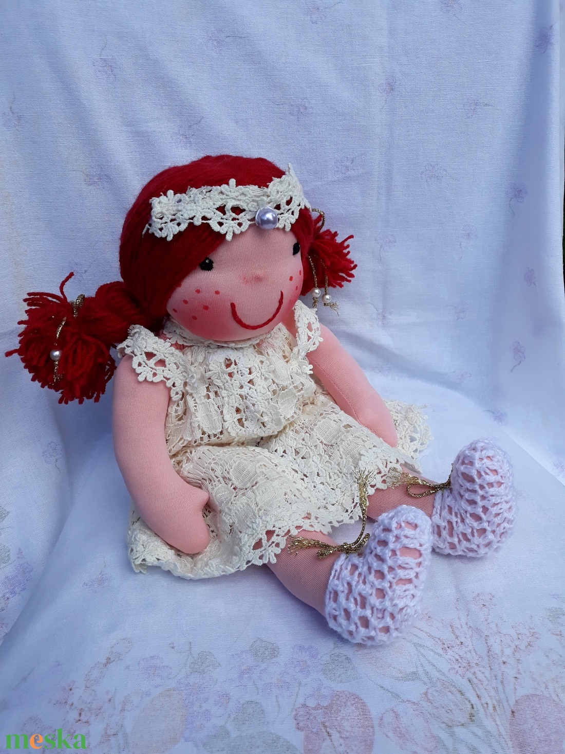 Waldorf jellegű lány baba csipke ruhában; Rongybaba; Játékbaba; Textilbaba - játék & sport - baba & babaház - öltöztethető baba - Meska.hu Waldorf jellegű lány baba csipke ruhában; Rongybaba; Játékbaba; Textilbaba - játék & sport - baba & babaház - öltöztethető baba - Meska.hu