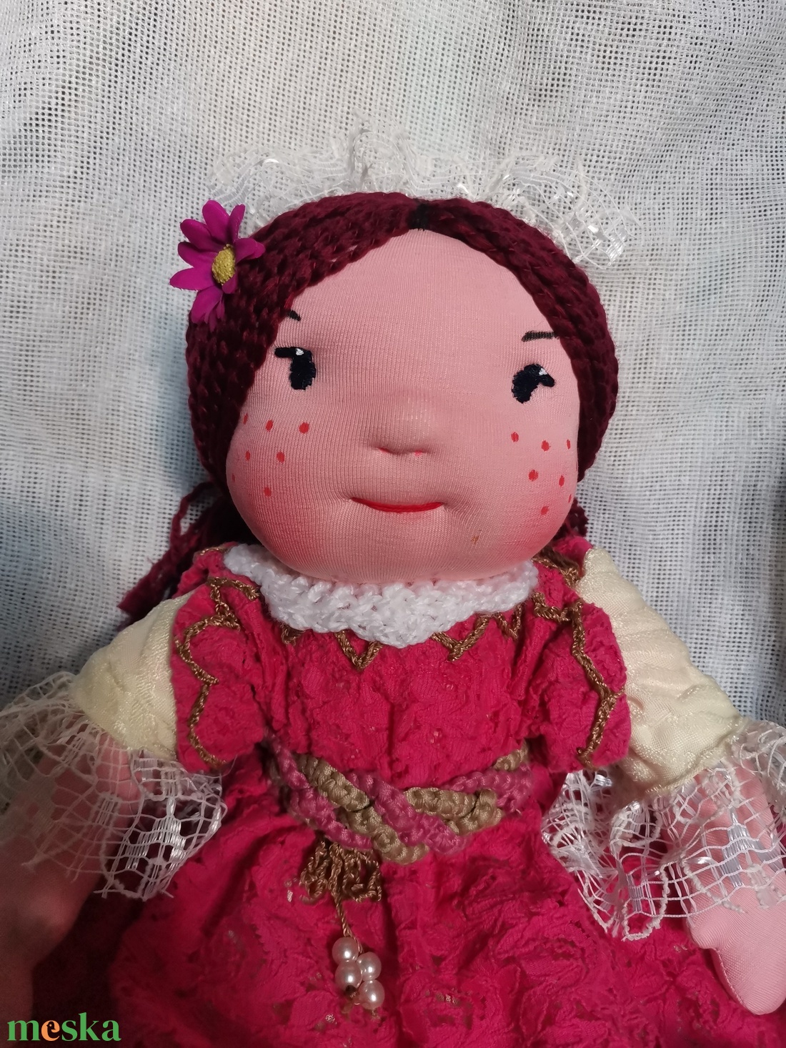 Waldorf jellegű lány baba csipke ruhában, makramé övvel; Rongybaba; Játékbaba - játék & sport - baba & babaház - baba - Meska.hu Waldorf jellegű lány baba csipke ruhában, makramé övvel; Rongybaba; Játékbaba - játék & sport - baba & babaház - baba - Meska.hu