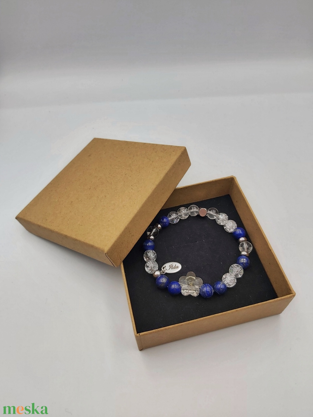 Lápisz, hegyikristály karkötő Swarovski virággal - ékszer - karkötő - gyöngyös karkötő - Meska.hu Lápisz, hegyikristály karkötő Swarovski virággal - ékszer - karkötő - gyöngyös karkötő - Meska.hu