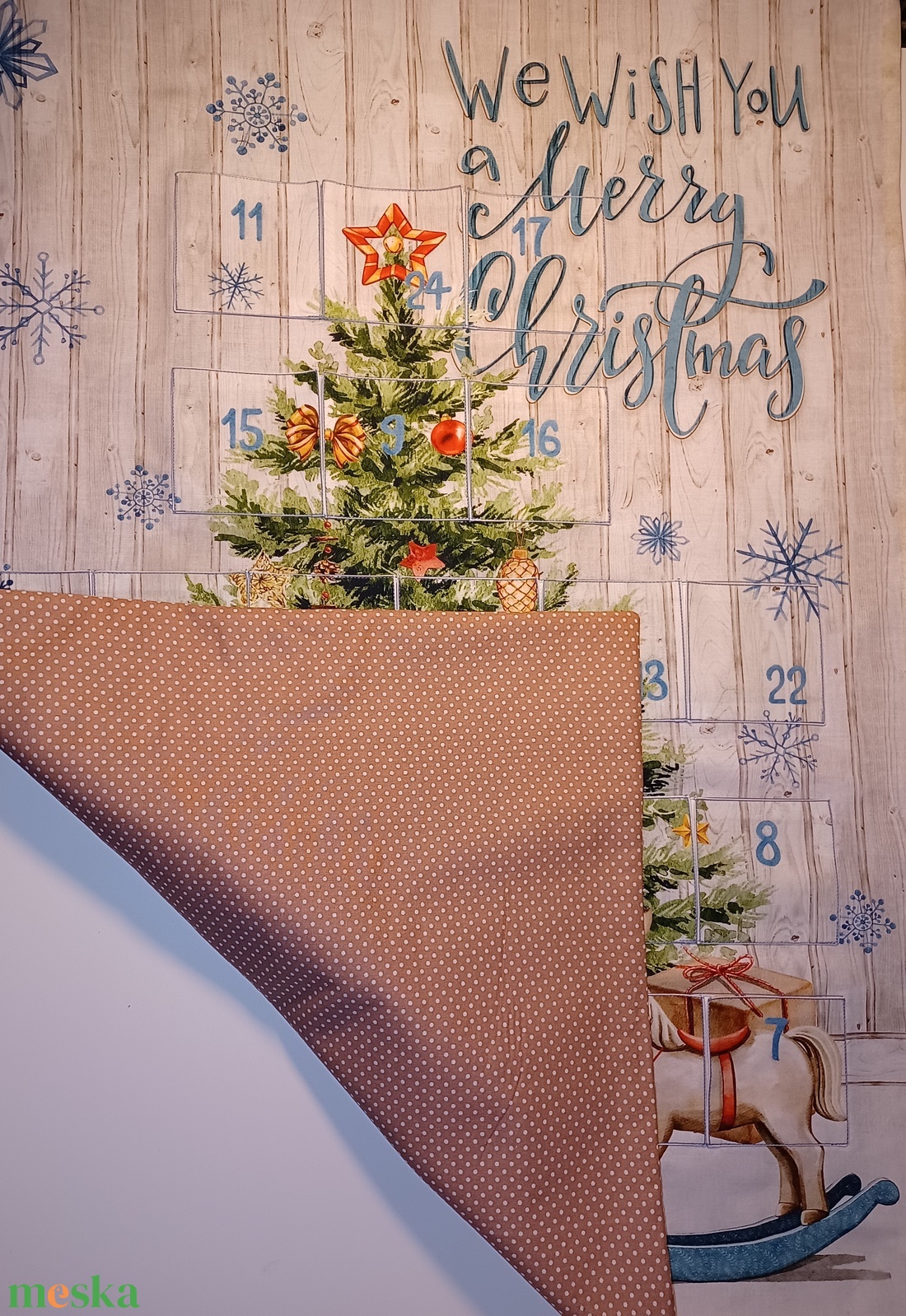 Örök adventi naptár mesebeli hangulattal - karácsony - adventi díszek - adventi naptár - Meska.hu