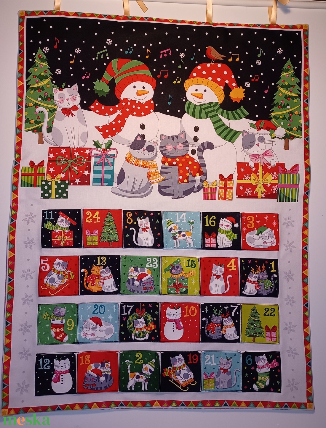 Örök adventi naptár cicákkal - karácsony - adventi díszek - adventi naptár - Meska.hu Örök adventi naptár cicákkal - karácsony - adventi díszek - adventi naptár - Meska.hu