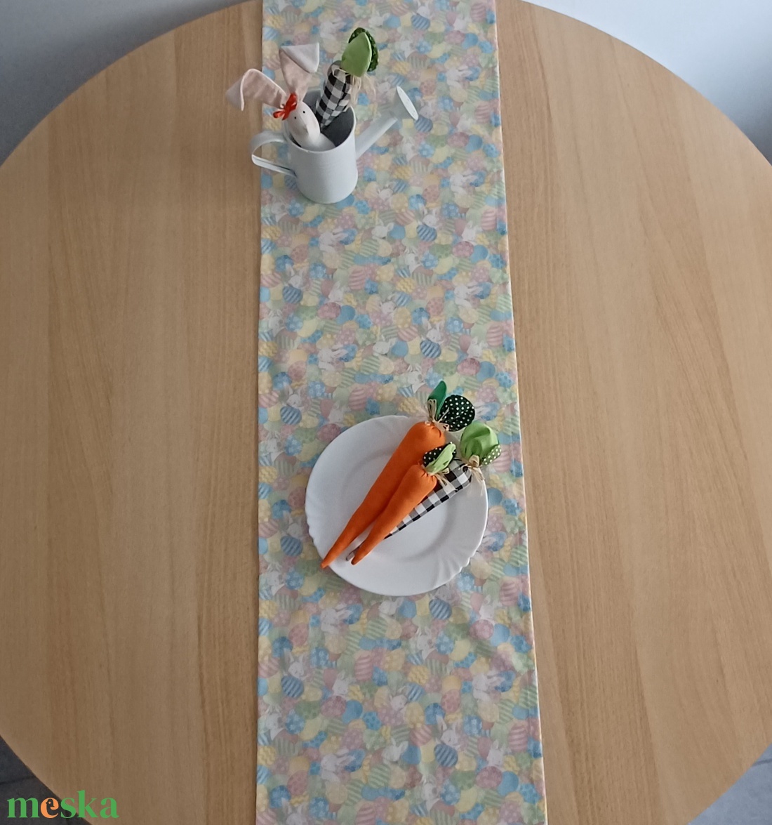 Húsvéti asztali futó - otthon & életmód - konyhafelszerelés, tálalás - tálalás - terítő - Meska.hu