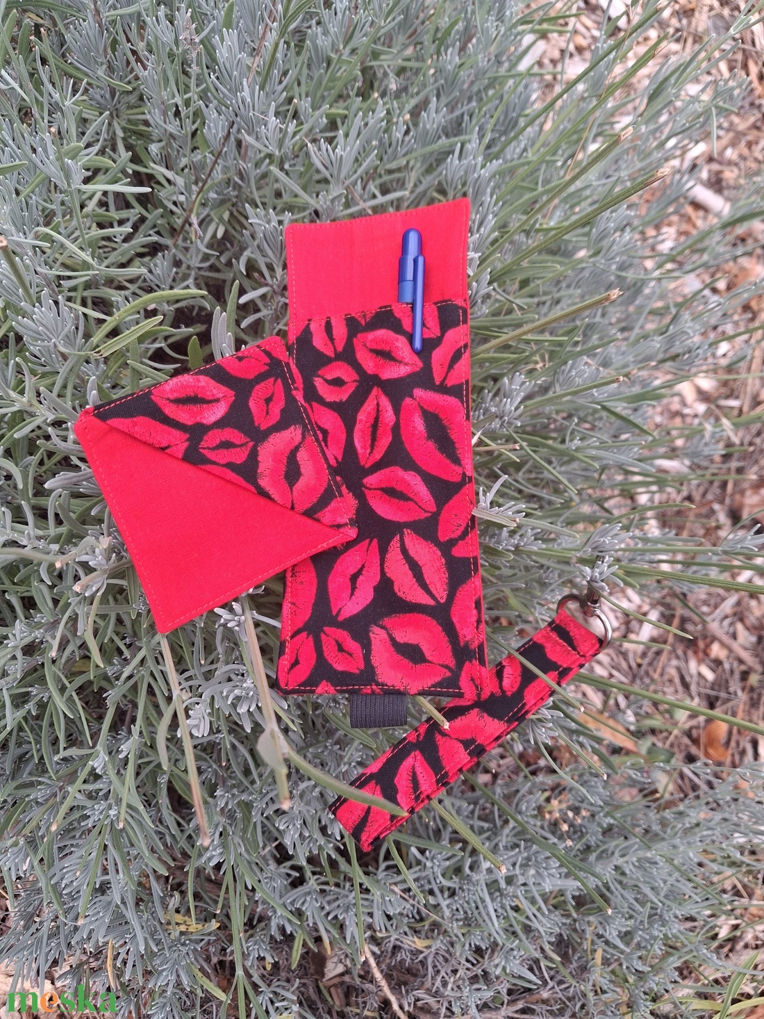 Tolltartó, kulcstartó és könyvjelző  - szett - otthon & életmód - papír, írószer - tolltartó & ceruzatekercs - Meska.hu