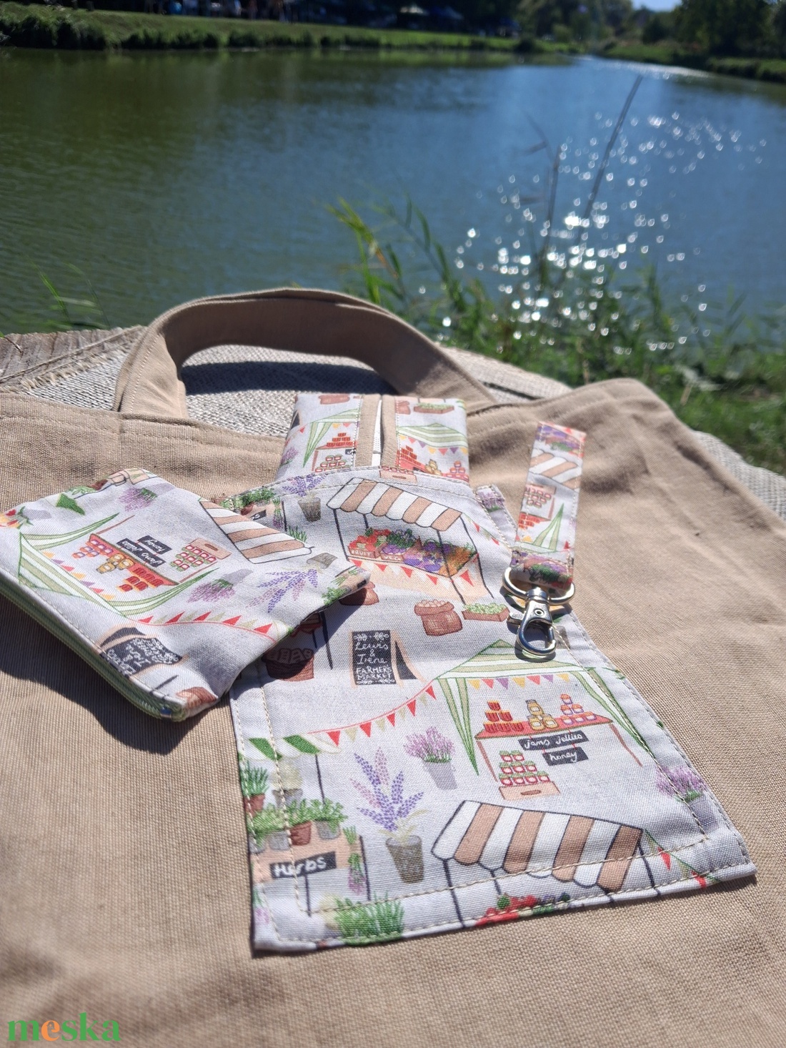 Piacoló szett - táska & tok - bevásárlás & shopper táska - shopper, textiltáska, szatyor - Meska.hu