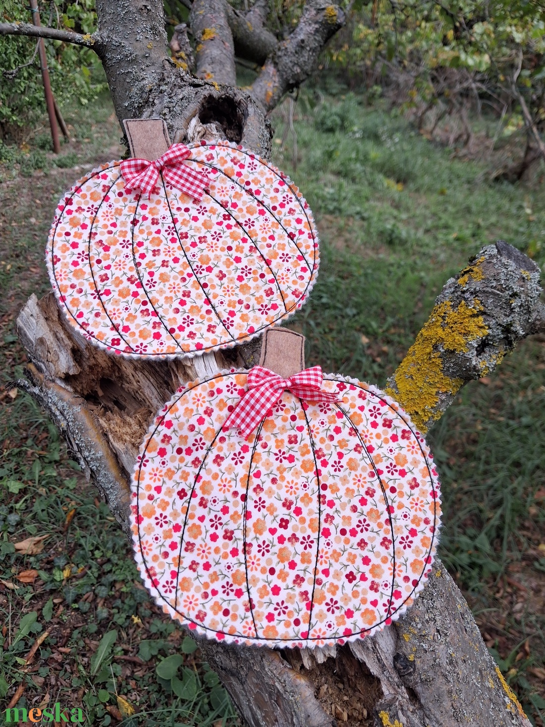 Tökös poháralátét - otthon & életmód - konyhafelszerelés, tálalás - tálalás - tányér- és poháralátét - Meska.hu