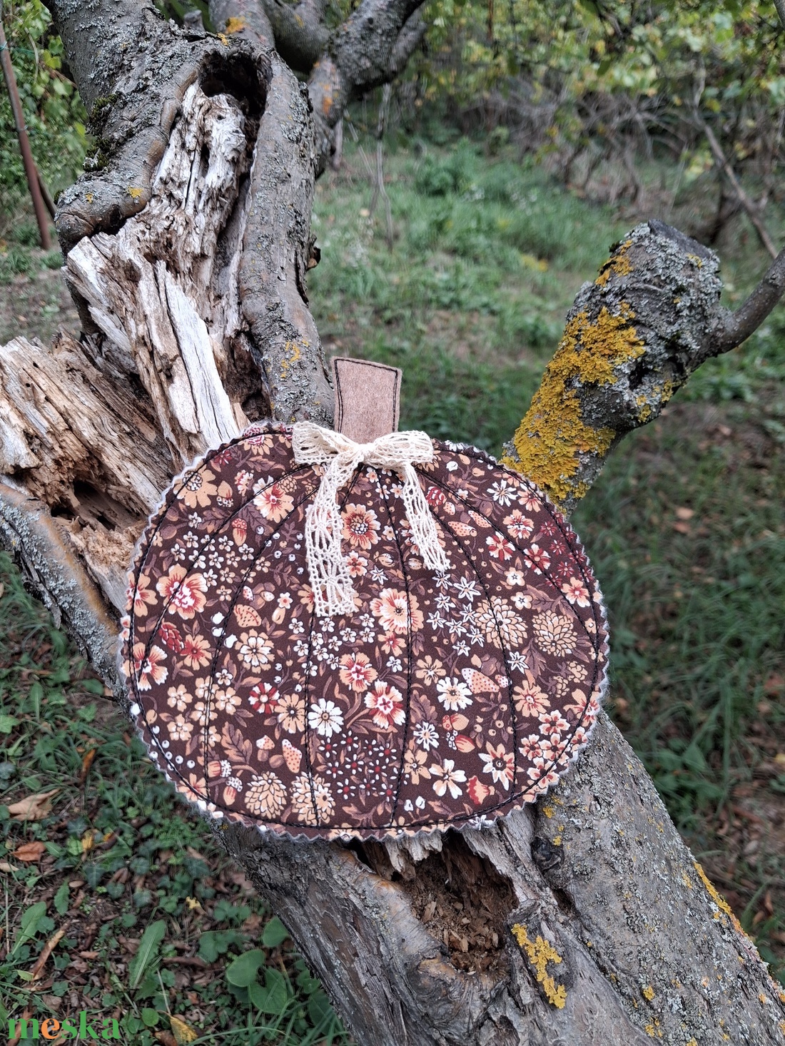 Tökös poháralátét - otthon & életmód - konyhafelszerelés, tálalás - tálalás - tányér- és poháralátét - Meska.hu