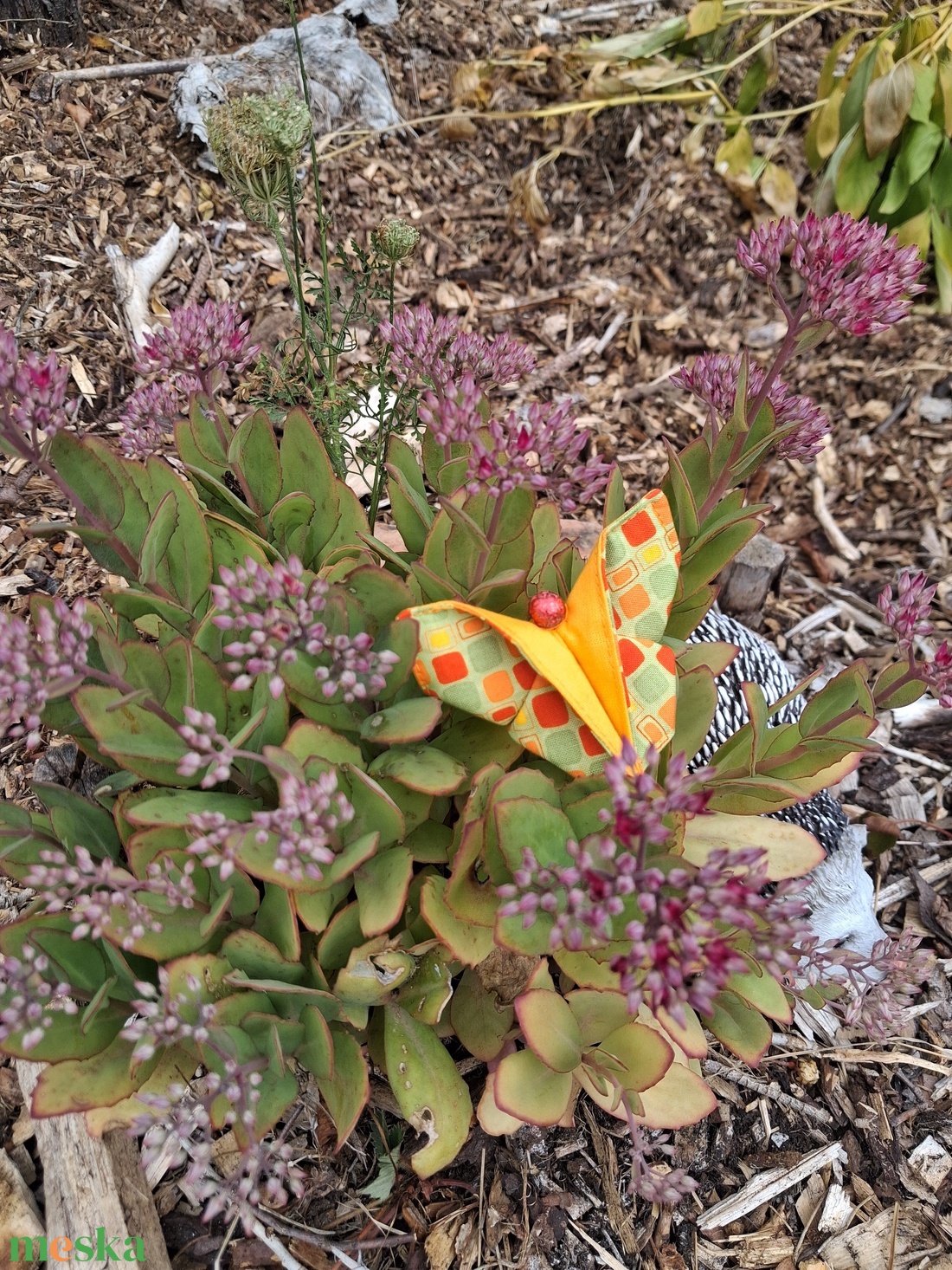 Pillangós textil hajgumi - ruha & divat - hajdísz & hajcsat - hajgumi - Meska.hu