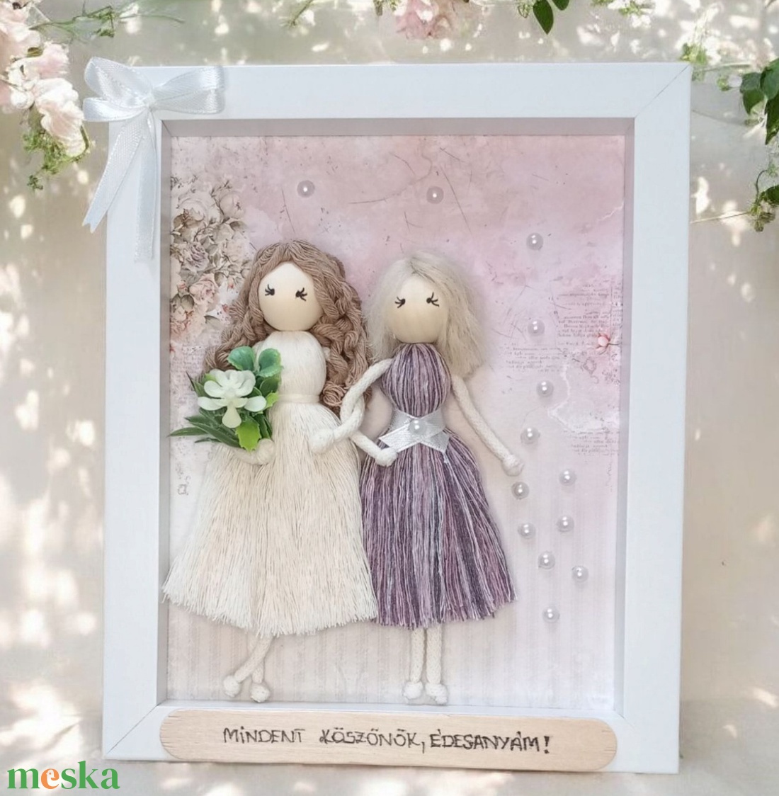 Szülőköszöntő - Személyre szabható szülőköszöntő kép édesanyának - esküvő - emlék & ajándék - szülőköszöntő ajándék - Meska.hu