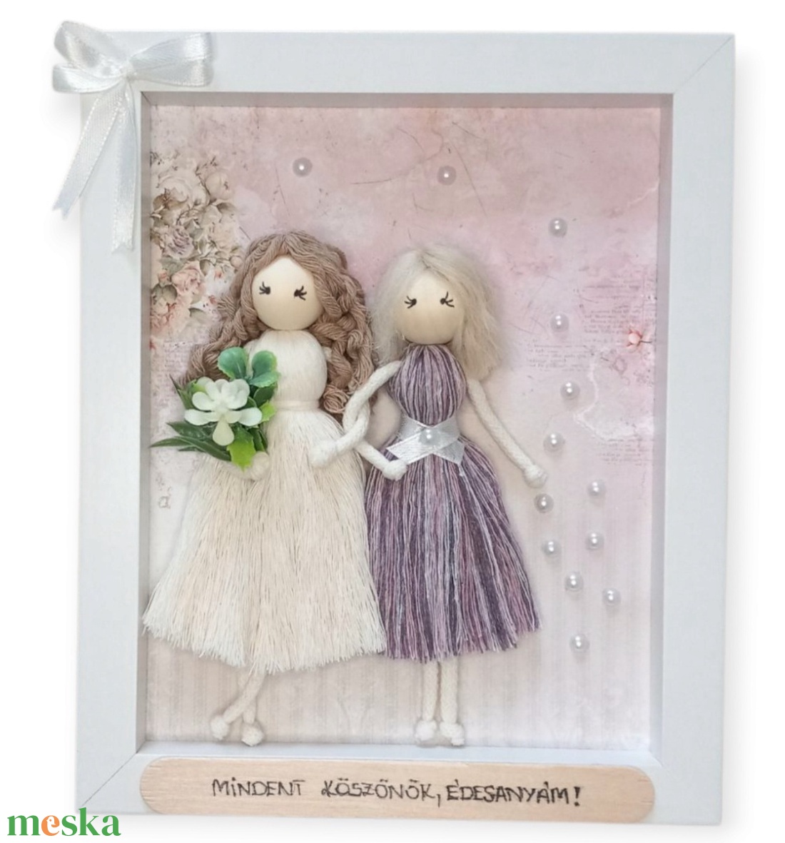 Szülőköszöntő - Személyre szabható szülőköszöntő kép édesanyának - esküvő - emlék & ajándék - szülőköszöntő ajándék - Meska.hu