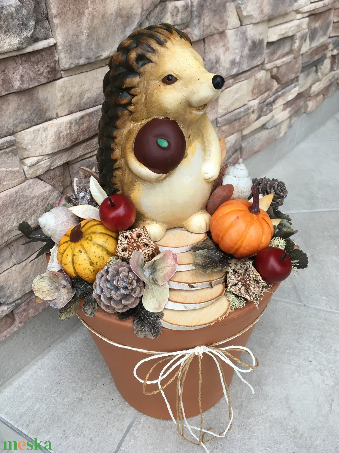 Őszi dekoráció  - otthon & életmód - dekoráció - asztal és polc dekoráció - asztaldísz - Meska.hu