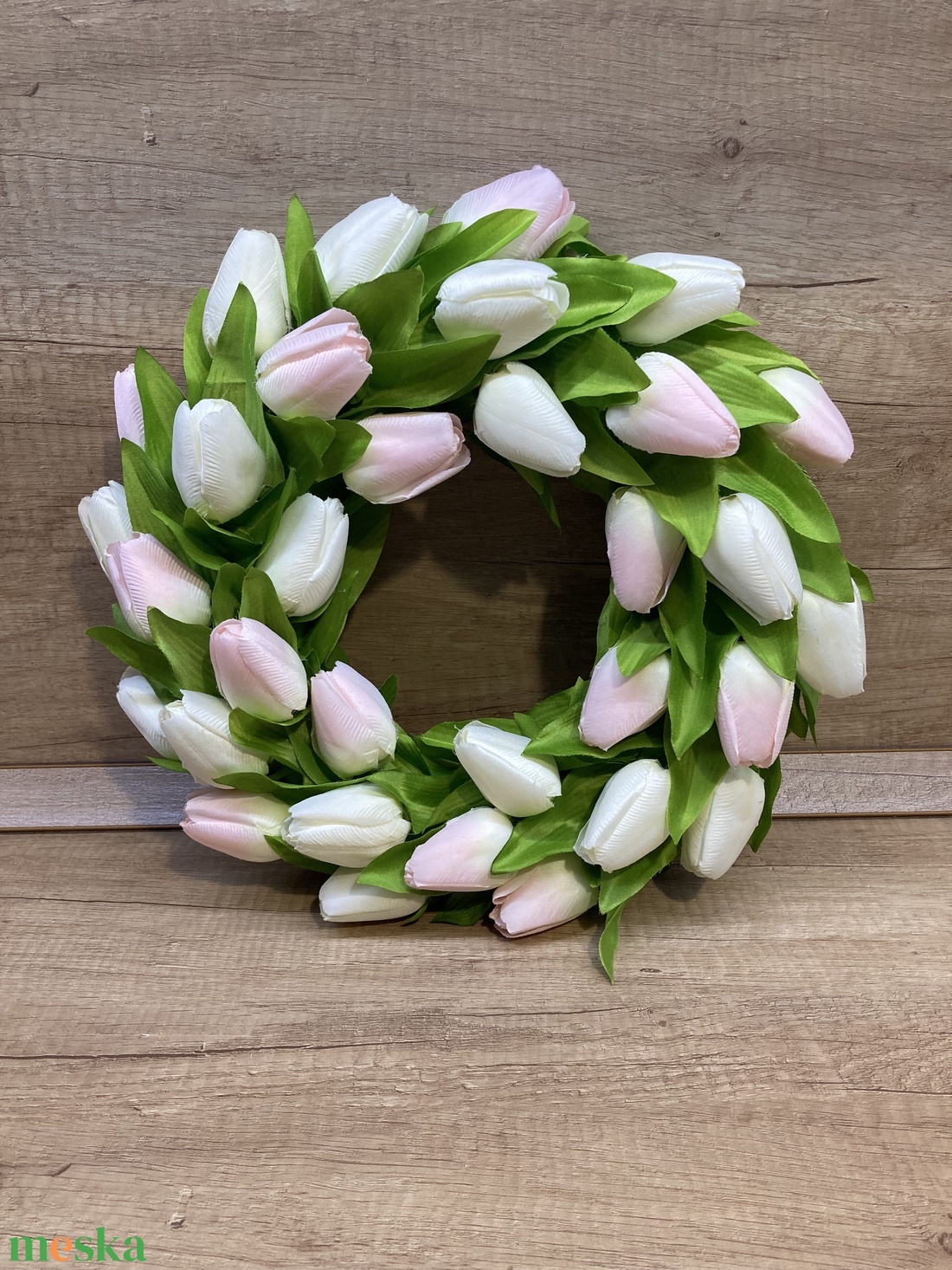 Tulipános kopogtató - otthon & életmód - dekoráció - ajtó- és ablak dekoráció - ajtódísz & kopogtató - Meska.hu