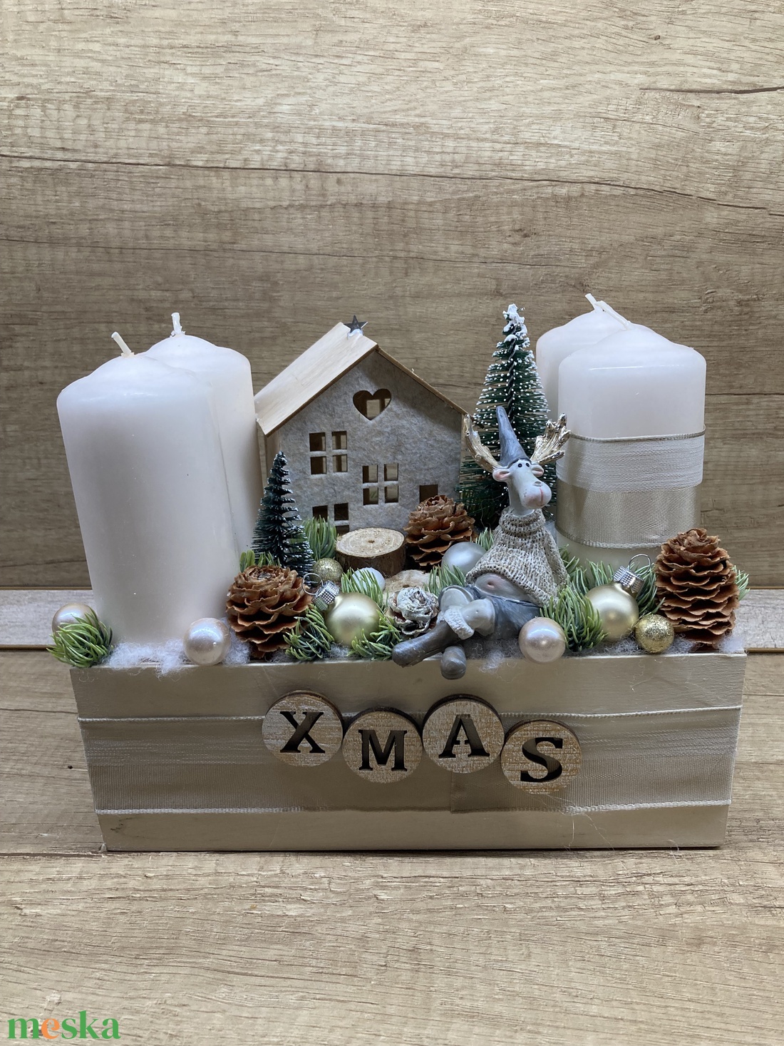 Adventi asztaldísz - karácsony - adventi díszek - adventi gyertyadíszek és koszorúdíszek - Meska.hu Adventi asztaldísz - karácsony - adventi díszek - adventi gyertyadíszek és koszorúdíszek - Meska.hu