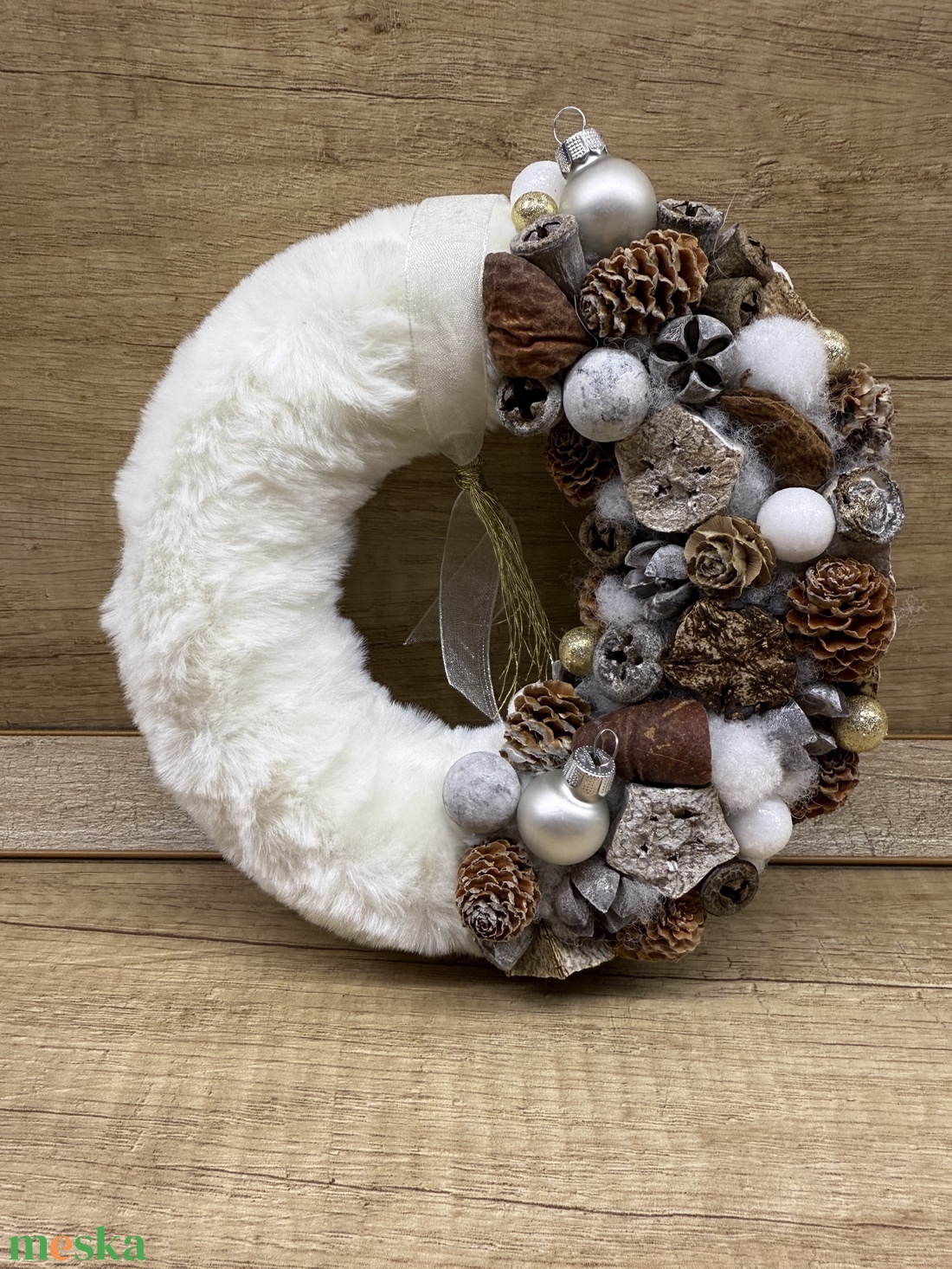 Karácsonyi kopogtató  2 - karácsony - karácsonyi lakásdekoráció - karácsonyi ajtódíszek - Meska.hu