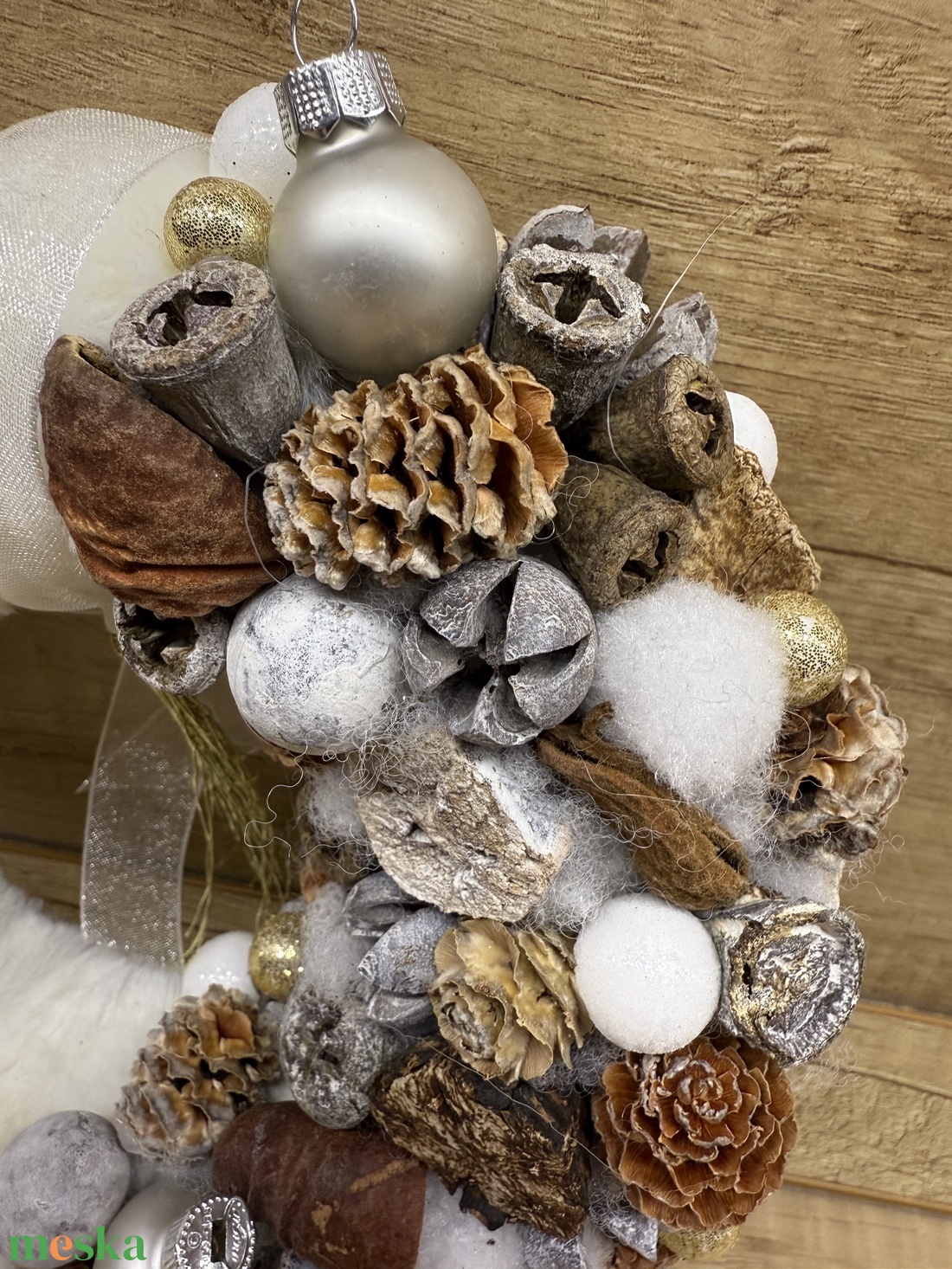 Karácsonyi kopogtató  2 - karácsony - karácsonyi lakásdekoráció - karácsonyi ajtódíszek - Meska.hu