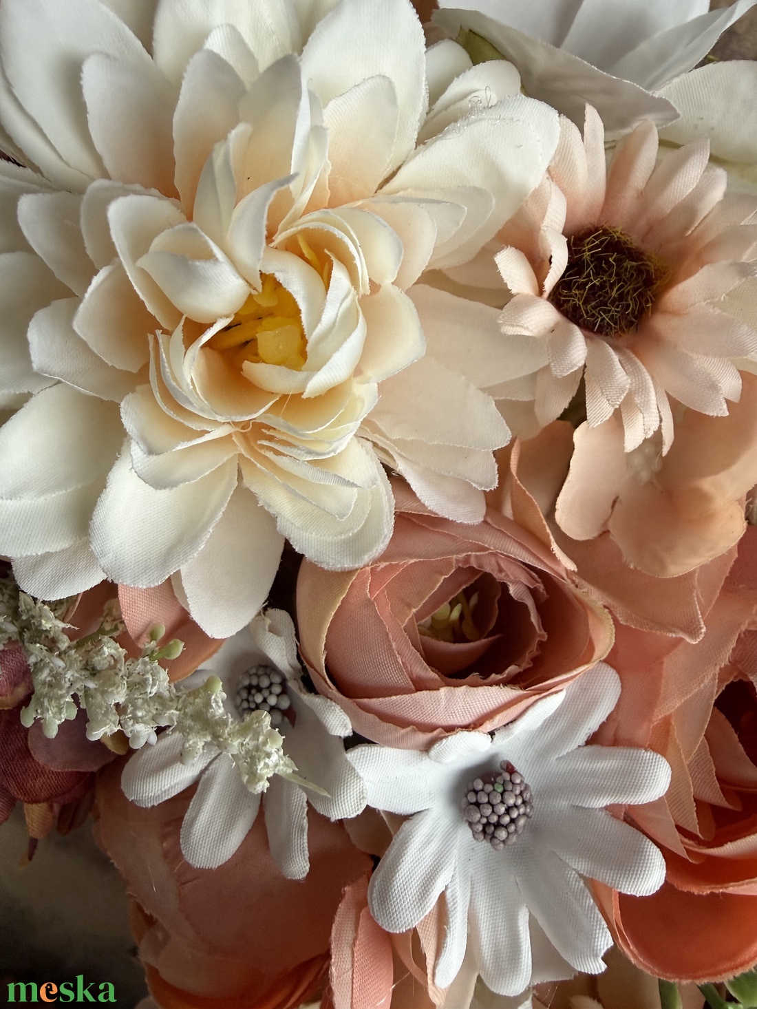 Isten hozott-barack színű kopogtató - otthon & életmód - dekoráció - ajtó- és ablak dekoráció - ajtódísz & kopogtató - Meska.hu