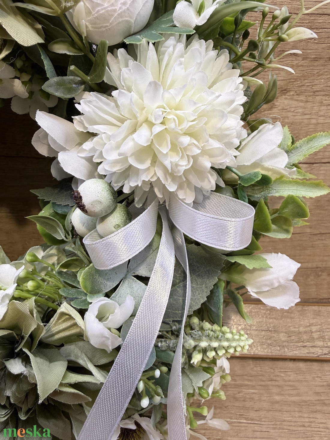 Olajzöld kopogtató - otthon & életmód - dekoráció - ajtó- és ablak dekoráció - ajtódísz & kopogtató - Meska.hu