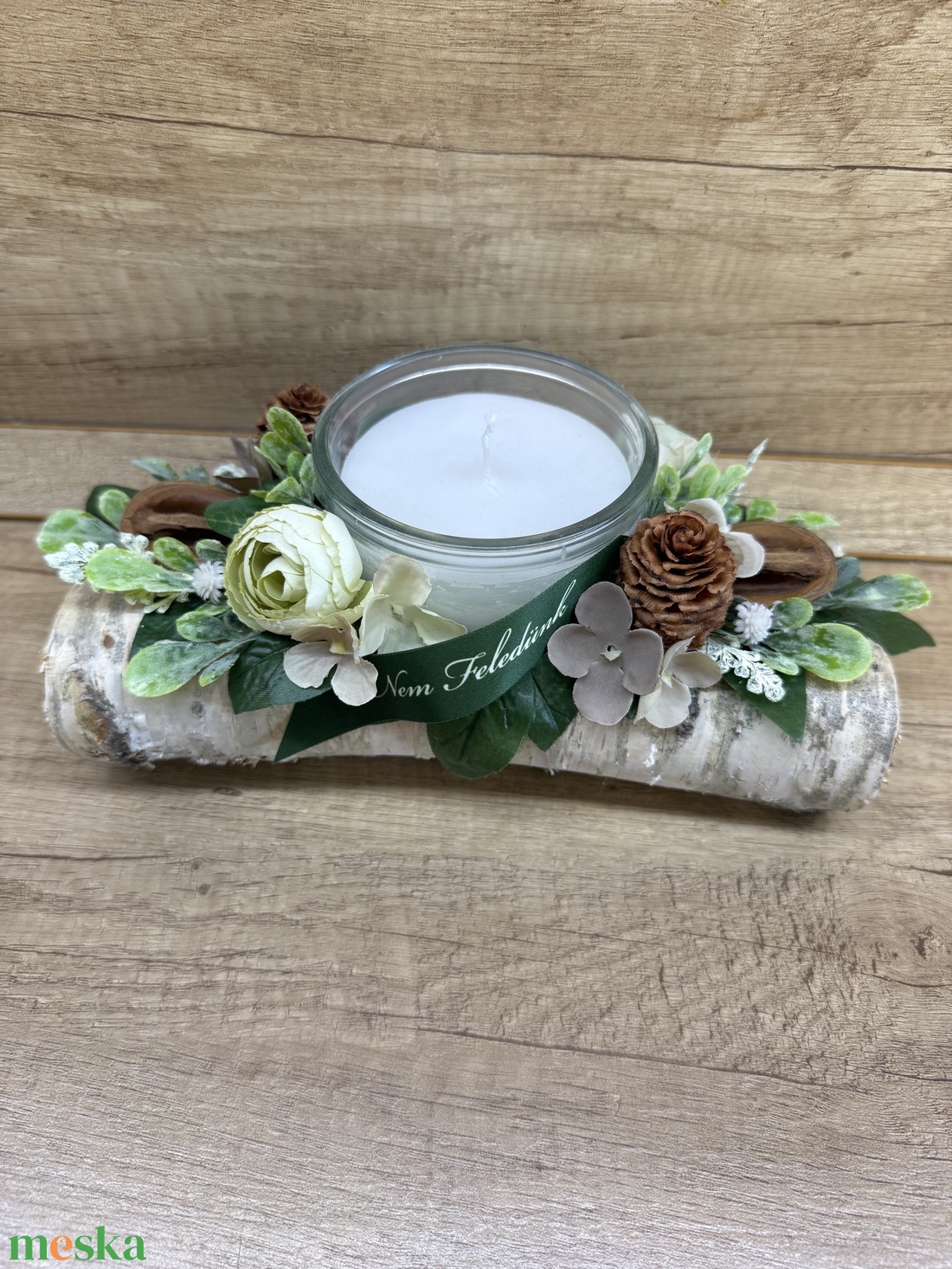 Sírdísz farönkön mécsessel 3 - otthon & életmód - vallás - temetkezési tárgy - sírdísz, kegyeleti dísz - Meska.hu