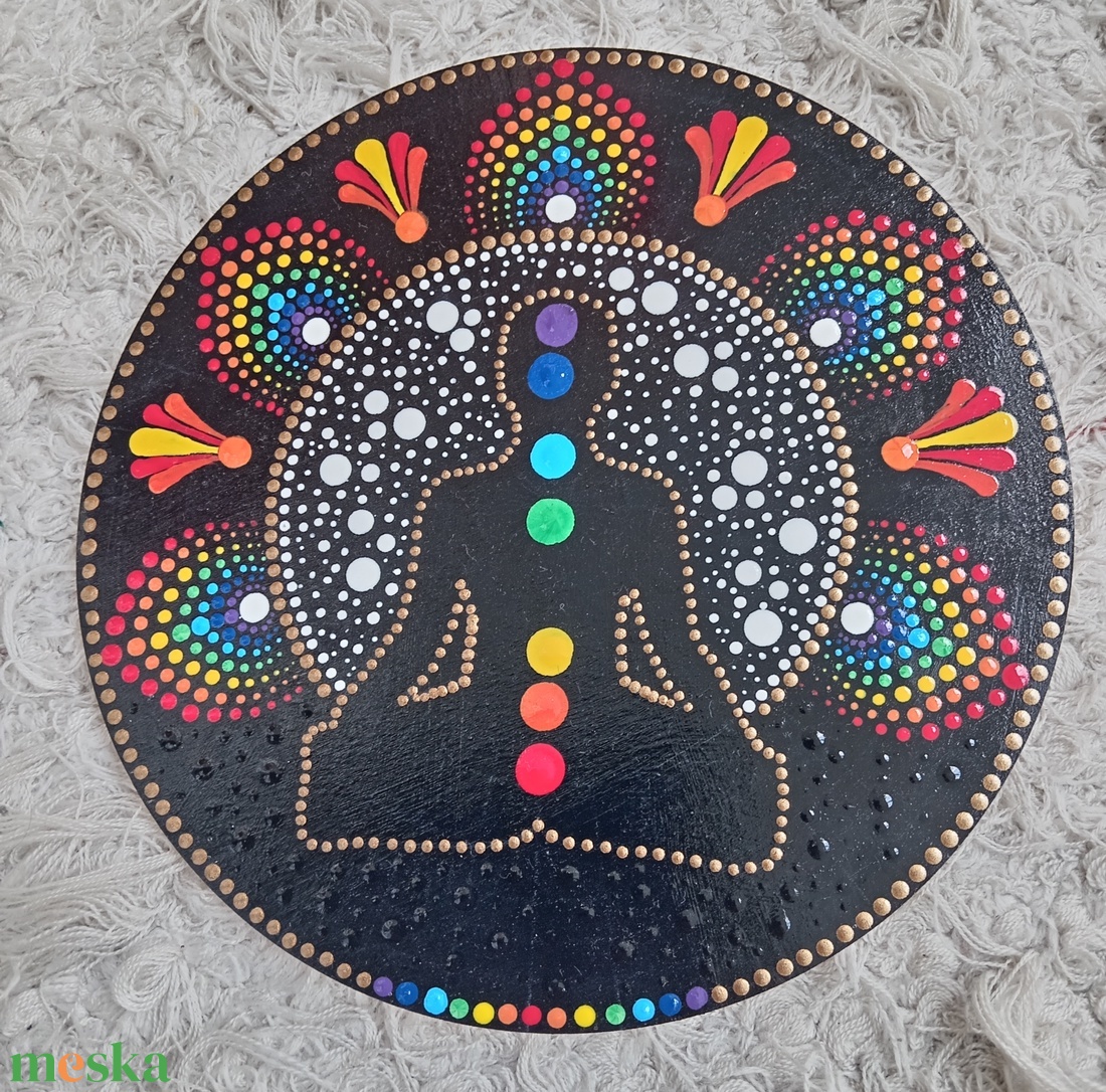 Csakra harmónia mandala - otthon & életmód - dekoráció - spiritualitás - mandala - Meska.hu
