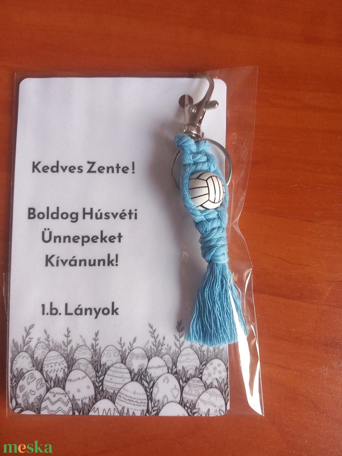 Makramé  kulcstartó  - táska & tok - kulcstartó & táskadísz - táskadísz - Meska.hu