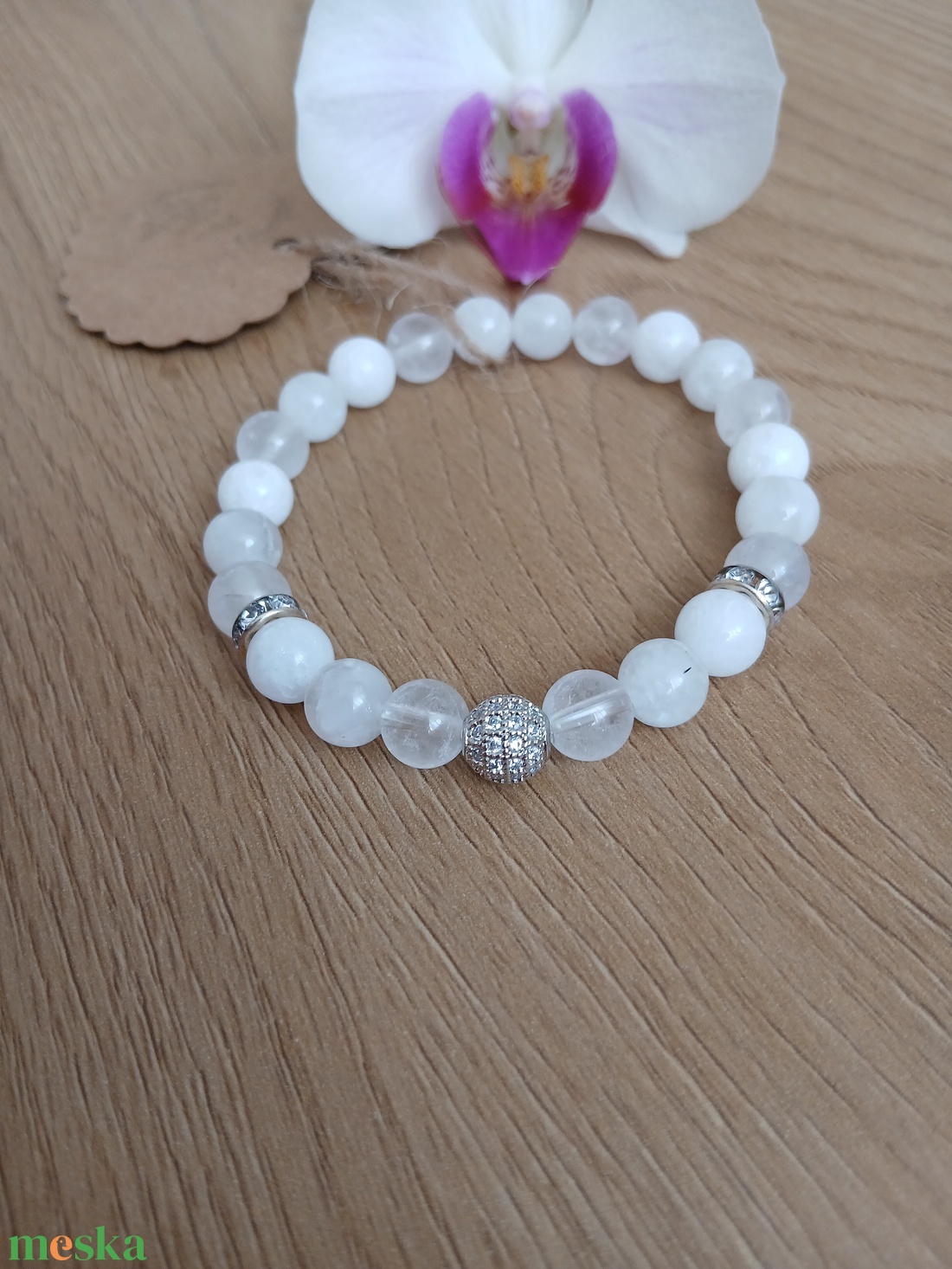 Belsőf�ny energia karkötő  - ékszer - karkötő - ásványkarkötő - Meska.hu