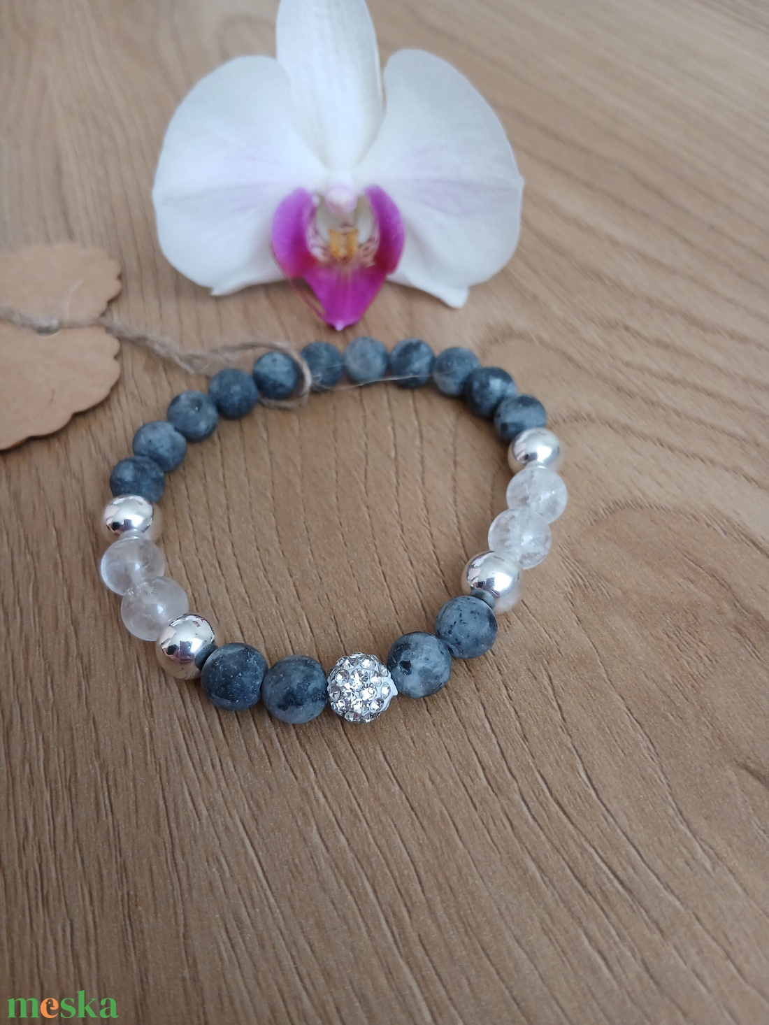 Védelmező enetgia karkötő  - ékszer - karkötő - ásványkarkötő - Meska.hu