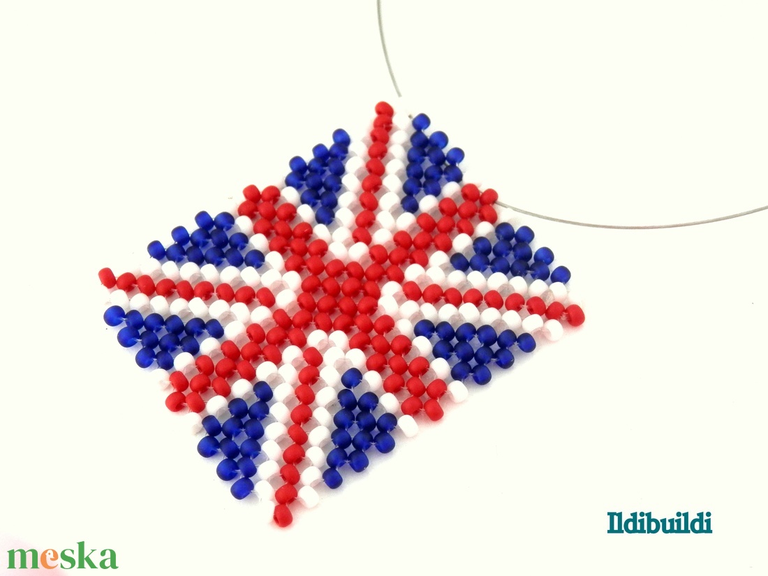 Union Jack zászlós nyaklánc - ékszer - nyaklánc - medálos nyaklánc - Meska.hu Union Jack zászlós nyaklánc - ékszer - nyaklánc - medálos nyaklánc - Meska.hu