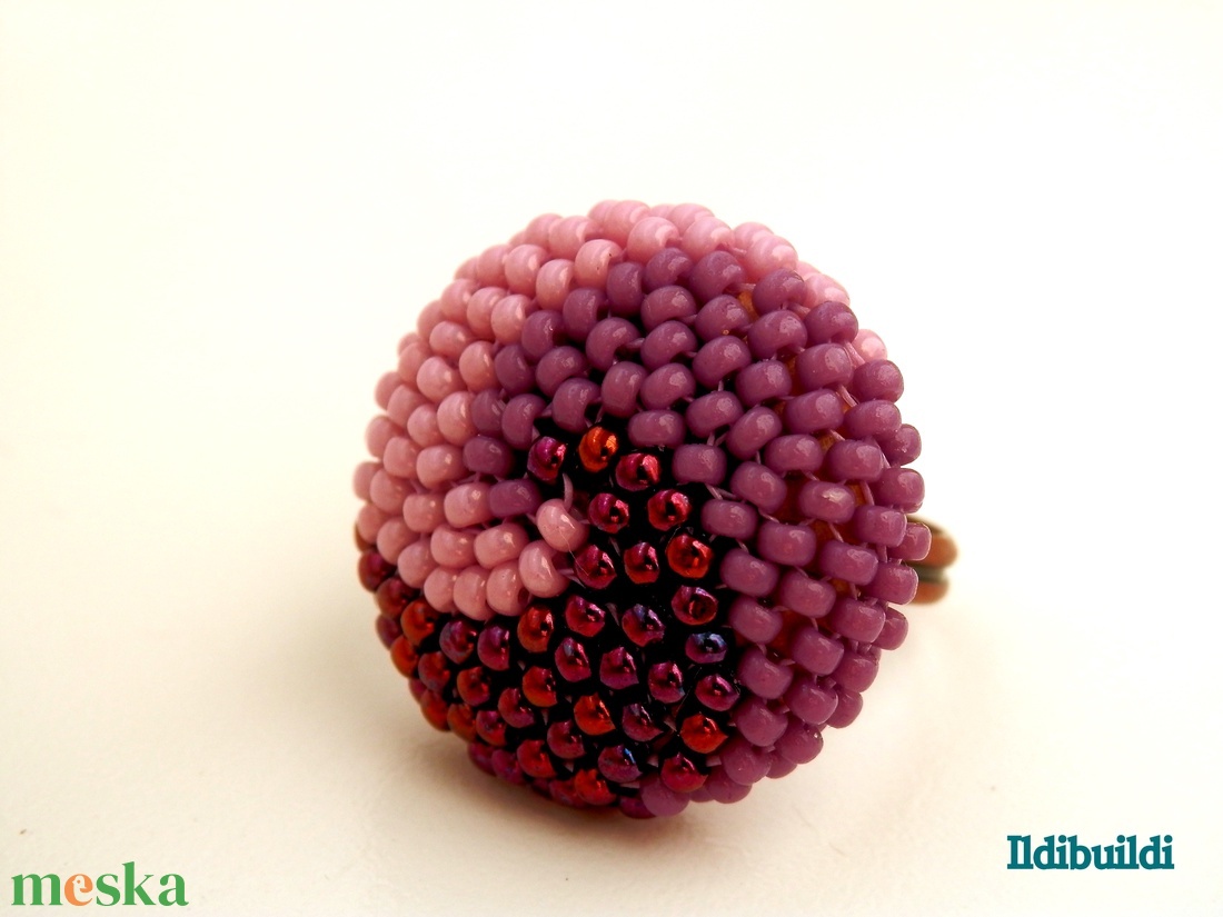 Spirálos 3 színű kerek gyűrű - 54. verzió - ékszer - gyűrű - kerek gyűrű - Meska.hu