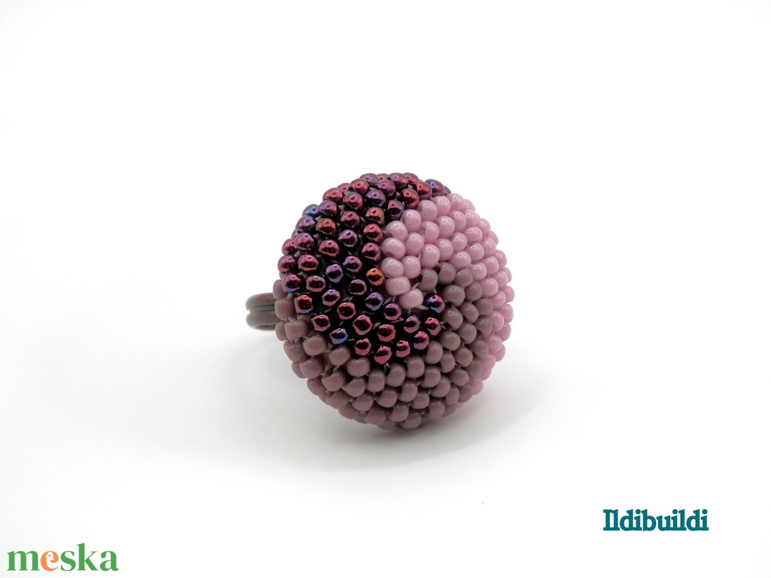 Spirálos 3 színű kerek gyűrű - 60. verzió - ékszer - gyűrű - kerek gyűrű - Meska.hu