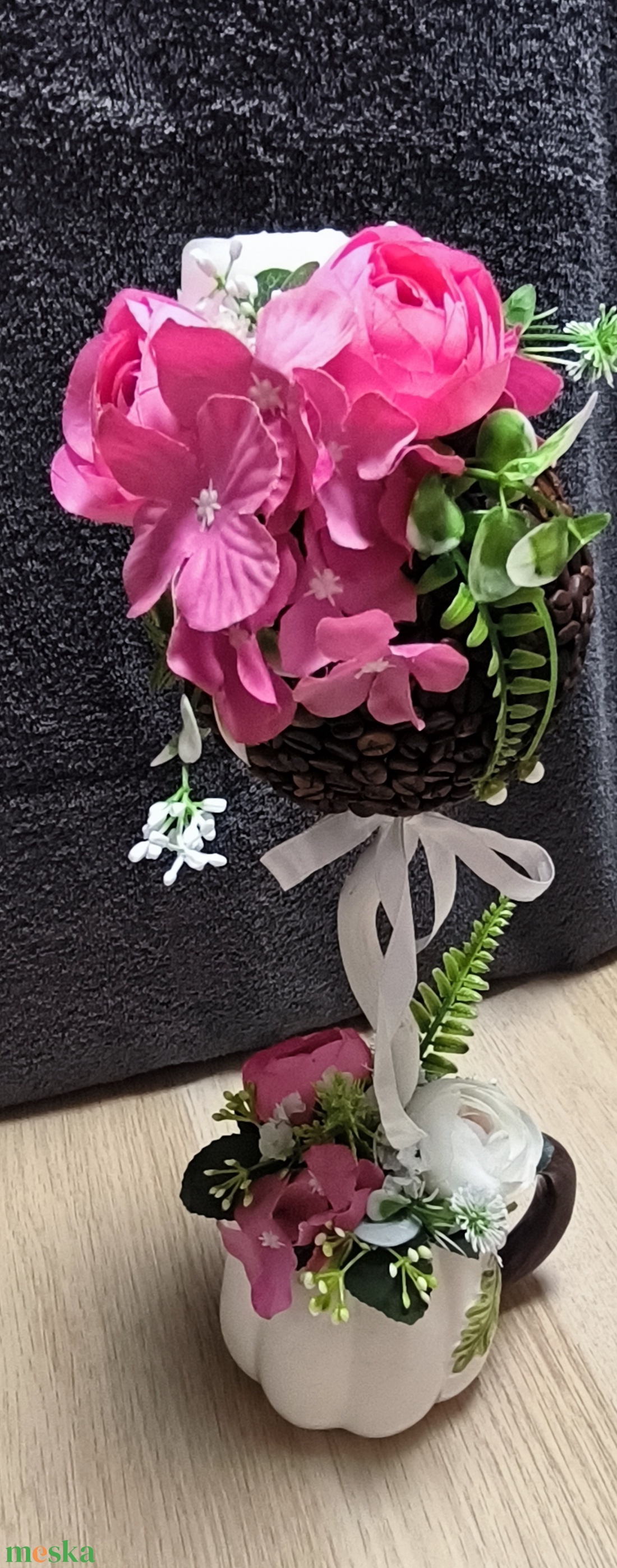 Pink káv�fa - otthon & életmód - dekoráció - dísztárgy - Meska.hu