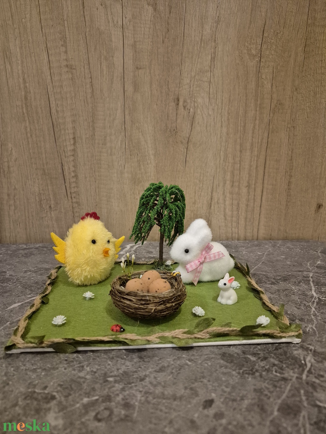 Húsvéti asztali dísz - ünnepi díszek, dekorációk - húsvéti díszek és dekorációk - húsvéti ablakdíszek - Meska.hu