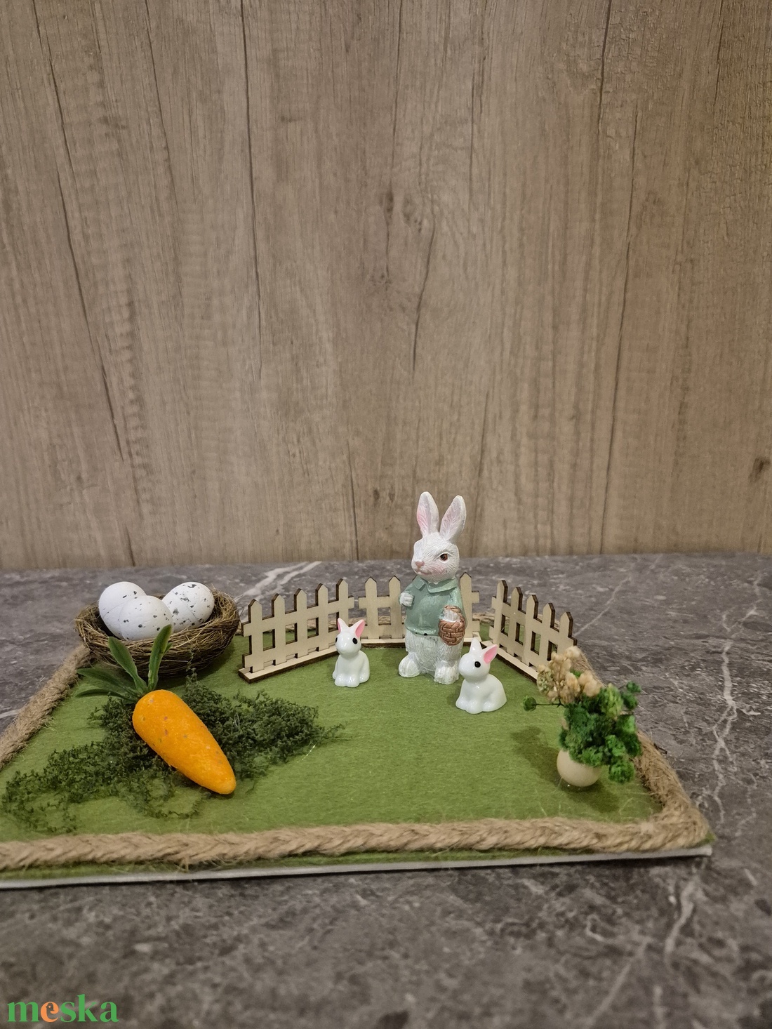 Húsvéti asztali dísz - ünnepi díszek, dekorációk - húsvéti díszek és dekorációk - húsvéti ablakdíszek - Meska.hu