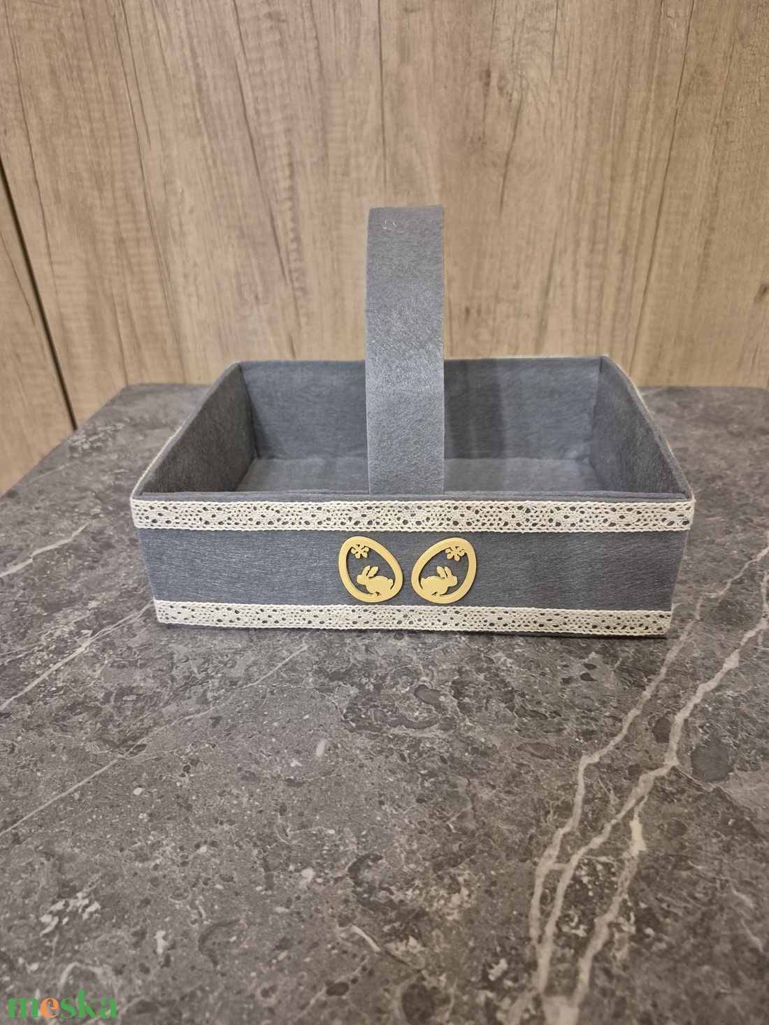 Húsvéti kosárka - ünnepi díszek, dekorációk - húsvéti díszek és dekorációk - húsvéti ablakdíszek - Meska.hu