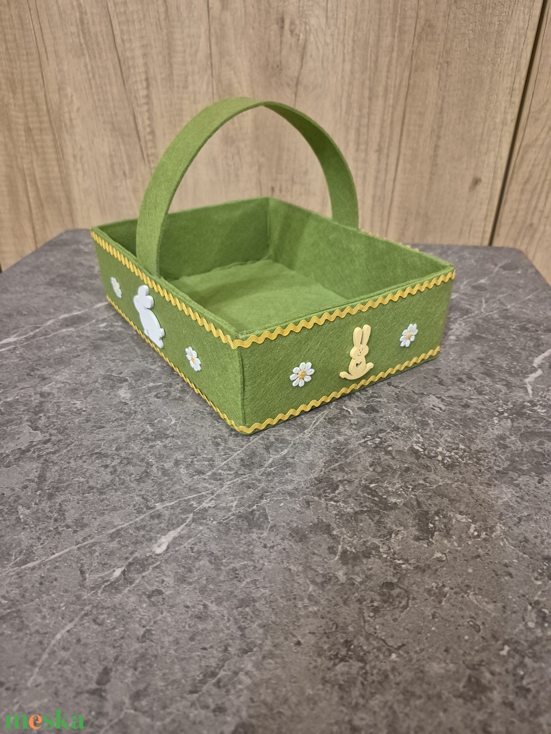 Húsvéti kosárka - ünnepi díszek, dekorációk - húsvéti díszek és dekorációk - húsvéti ablakdíszek - Meska.hu