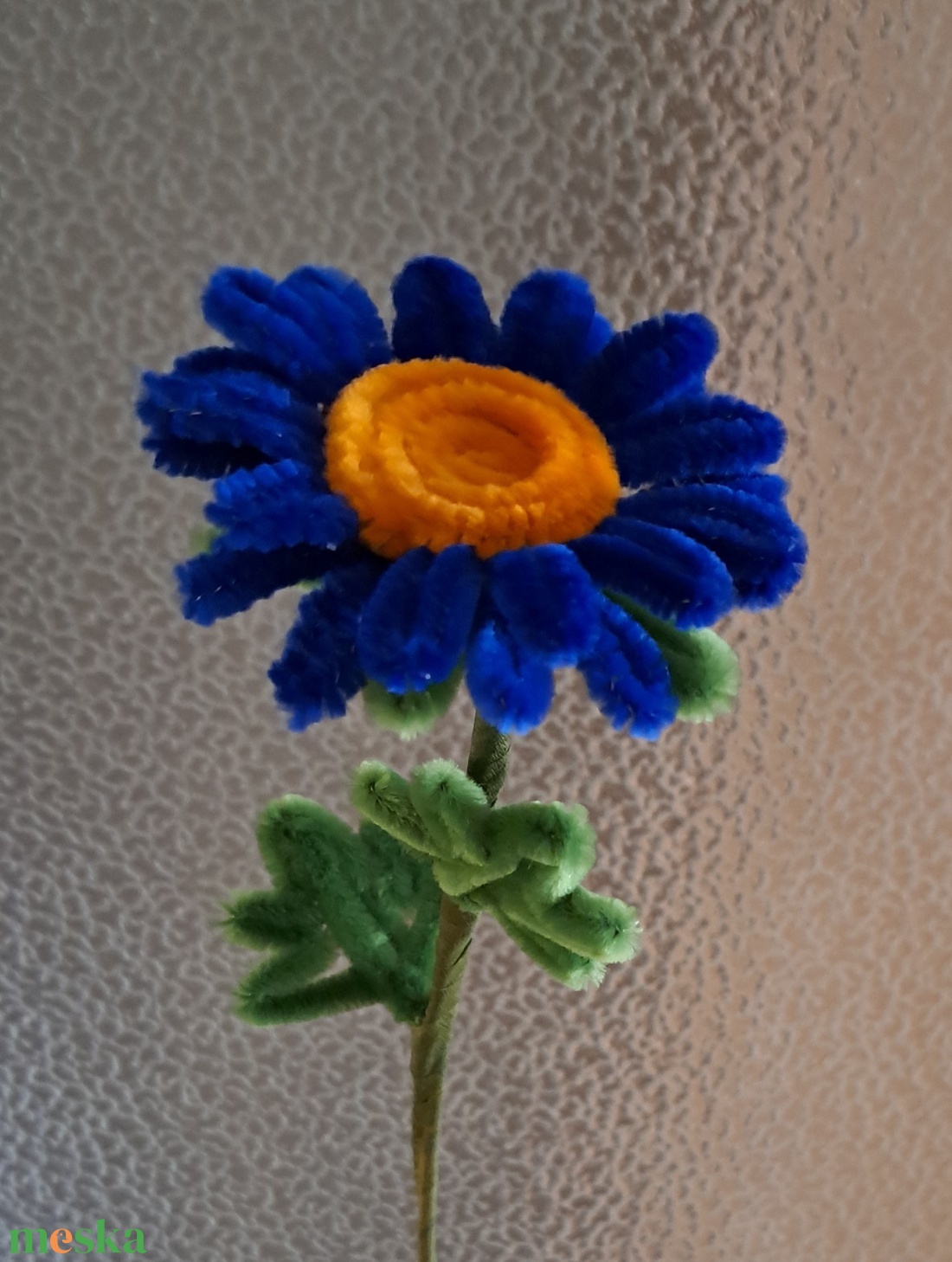 Gerbera zseníliadrótból - otthon & életmód - dekoráció - virágdísz és tartó - csokor & virágdísz - Meska.hu