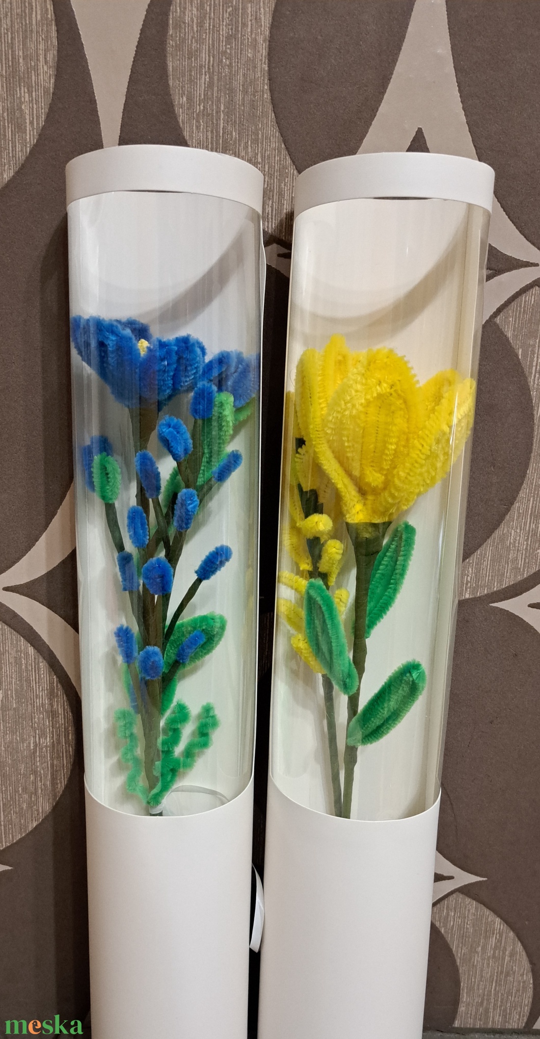 Virág díszdobozban, 25 cm.  - otthon & életmód - dekoráció - virágdísz és tartó - csokor & virágdísz - Meska.hu