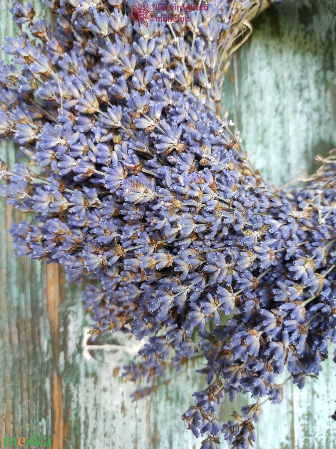 Levendula koszorú  - otthon & életmód - dekoráció - ajtó- és ablak dekoráció - ajtódísz & kopogtató - Meska.hu