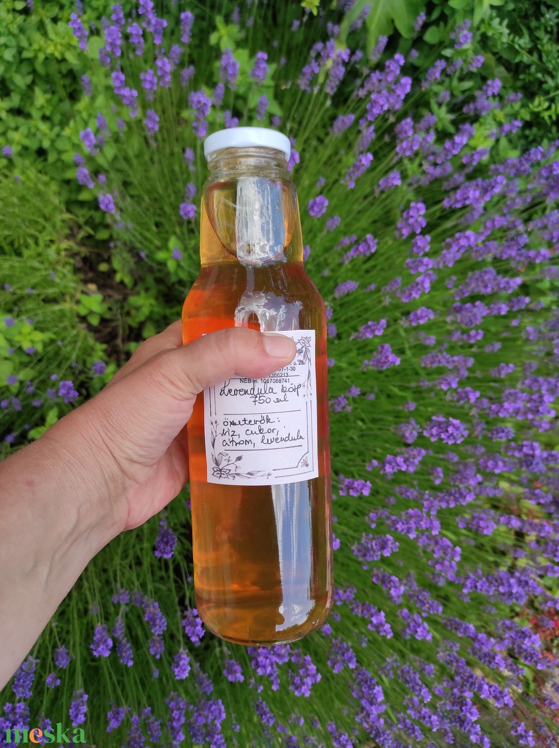 Levendula szörp 750 ml akciós termékkép 1