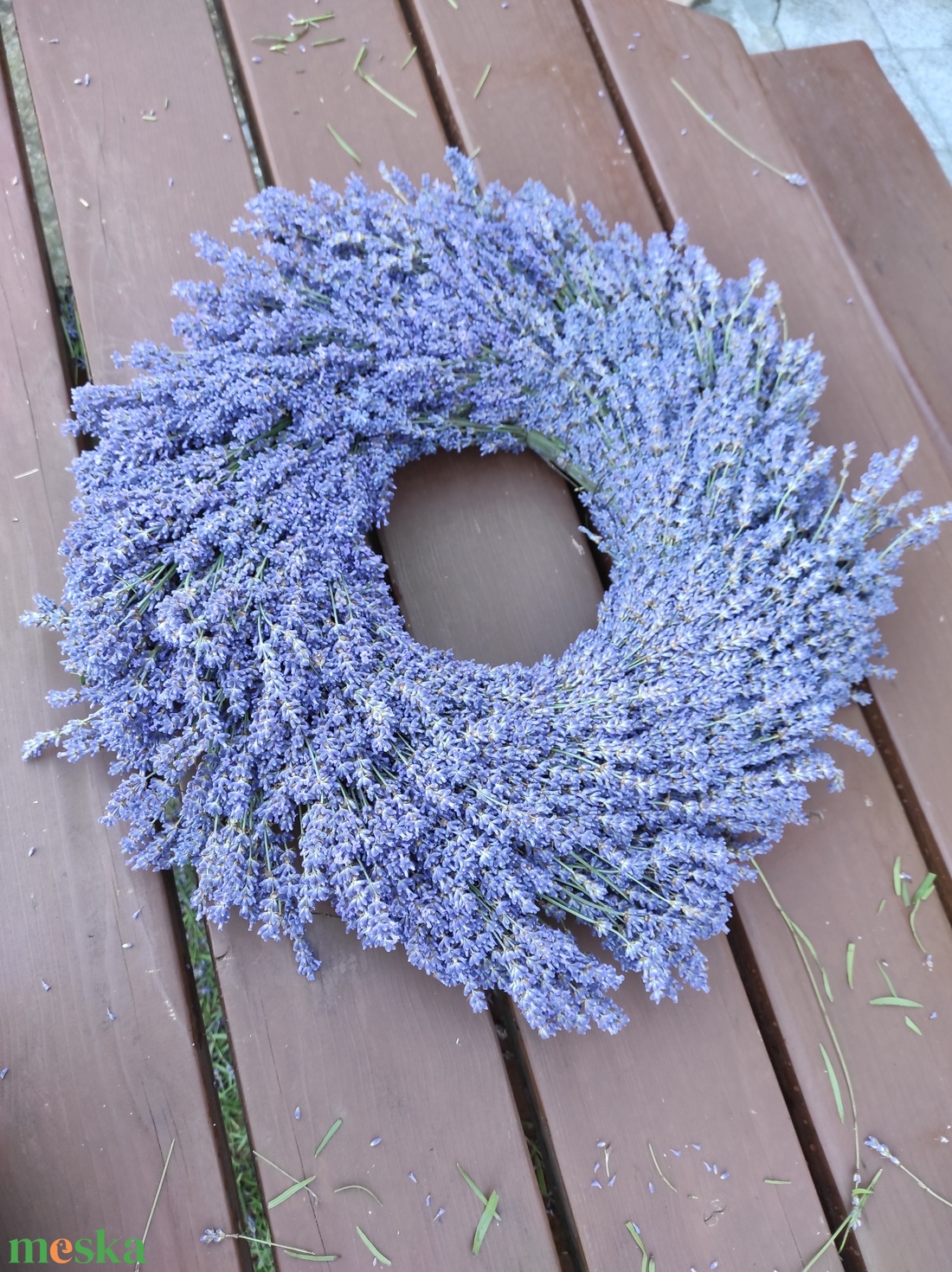 Hatalmas, nagyon nagy és súlyos levendula koszorú/kopogató  - otthon & életmód - dekoráció - ajtó- és ablak dekoráció - ajtódísz & kopogtató - Meska.hu