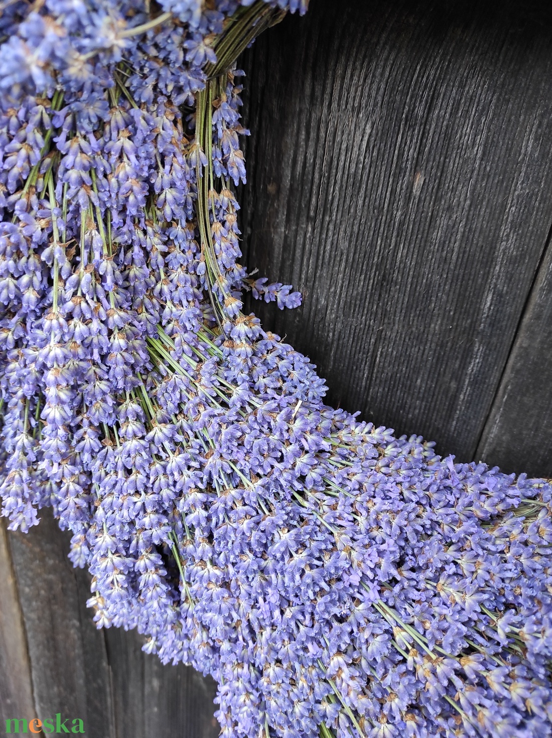 Hatalmas, nagyon nagy és súlyos levendula koszorú/kopogató  - otthon & életmód - dekoráció - ajtó- és ablak dekoráció - ajtódísz & kopogtató - Meska.hu