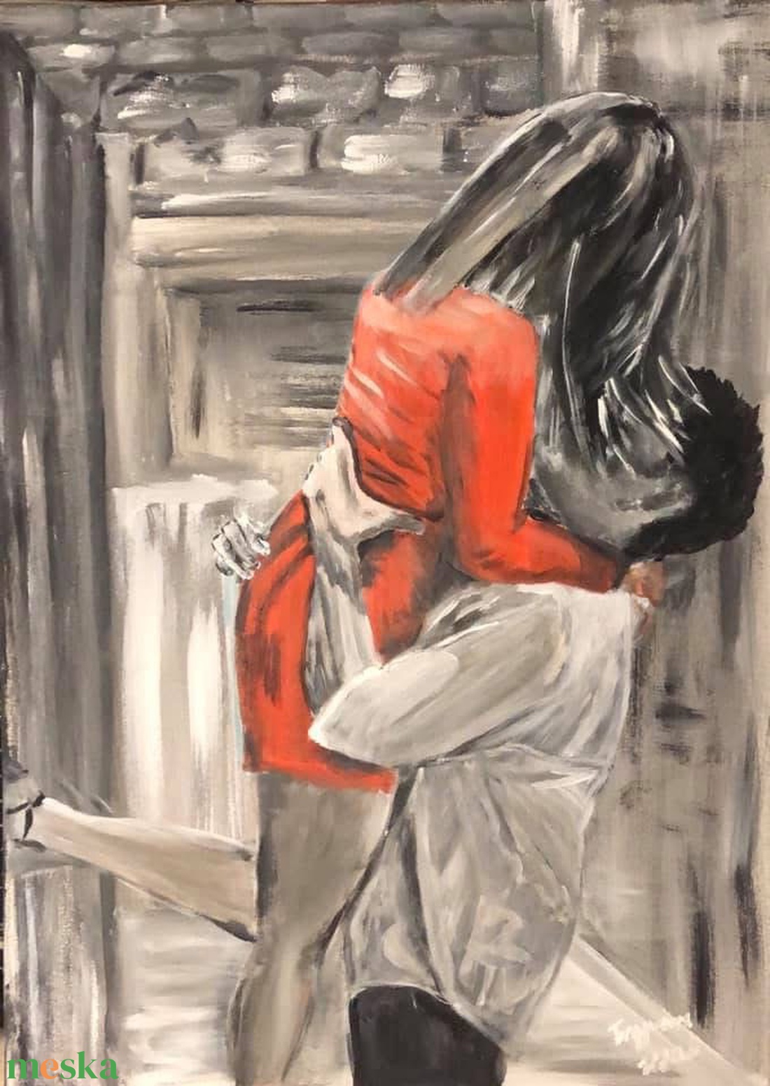 Megáll az idő - akril festmény - művészet - festmény - akril - Meska.hu