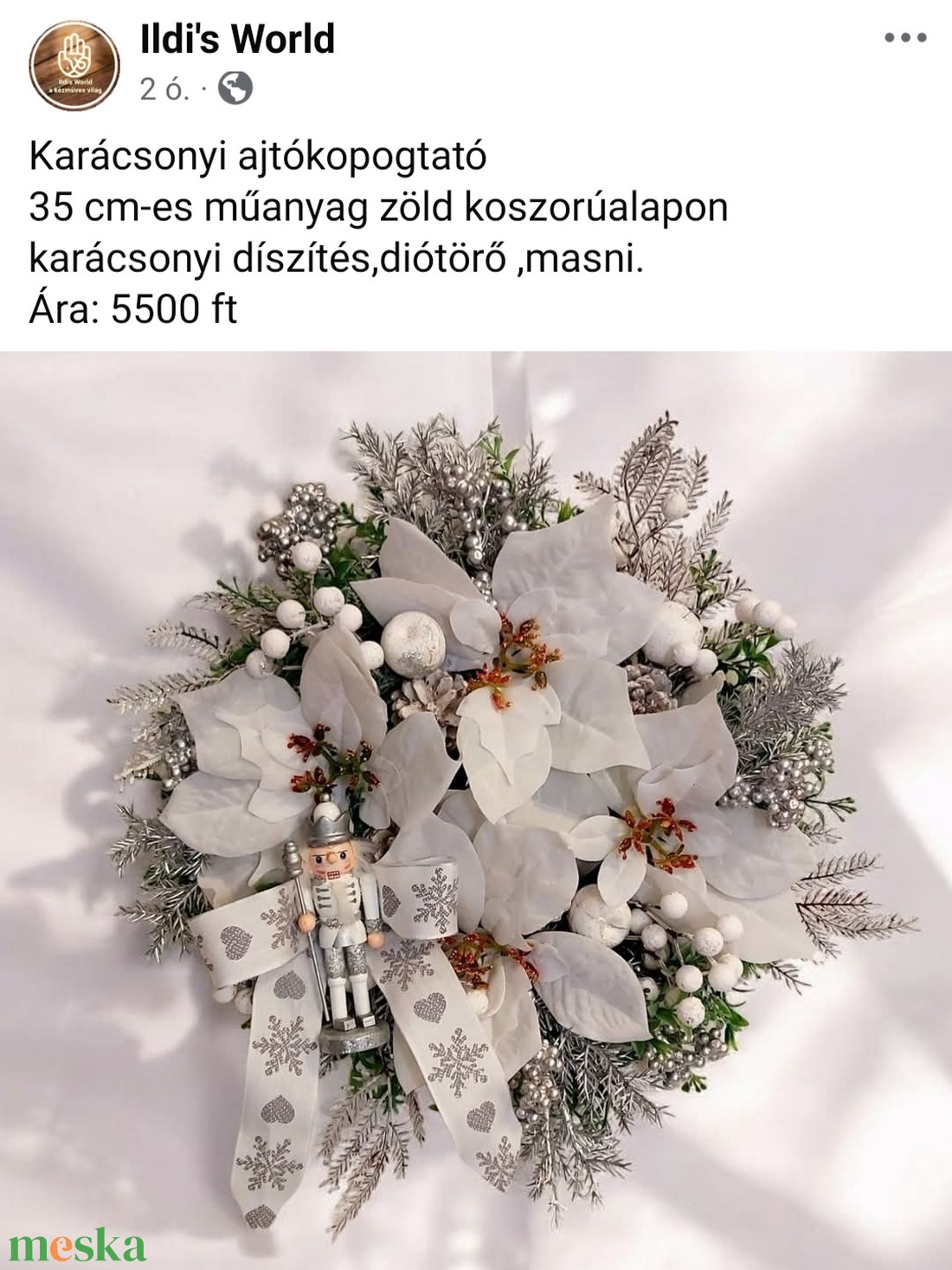 Karácsonyi ajtó kopogtató - - Meska.hu Karácsonyi ajtó kopogtató - - Meska.hu