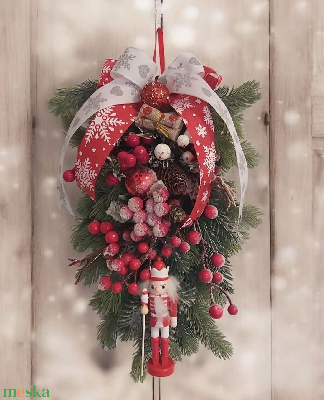 Karácsonyi ajtó kopogtató - - Meska.hu Karácsonyi ajtó kopogtató - - Meska.hu