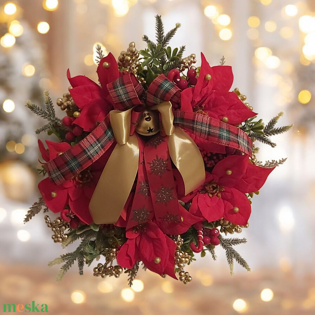 Karácsonyi ajtó kopogtató -  - Meska.hu