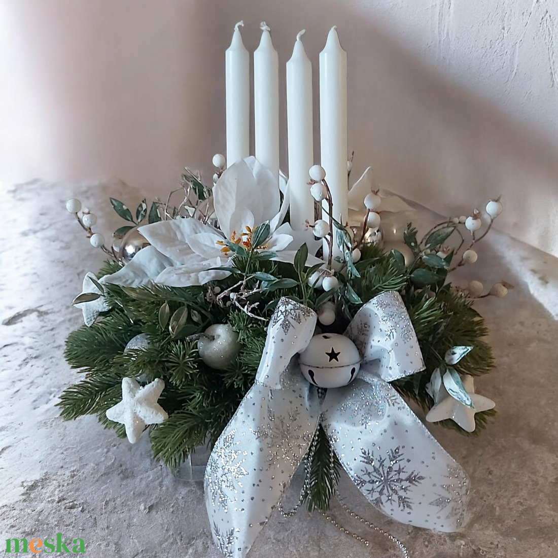 Karácsonyi asztalidísz -  - Meska.hu